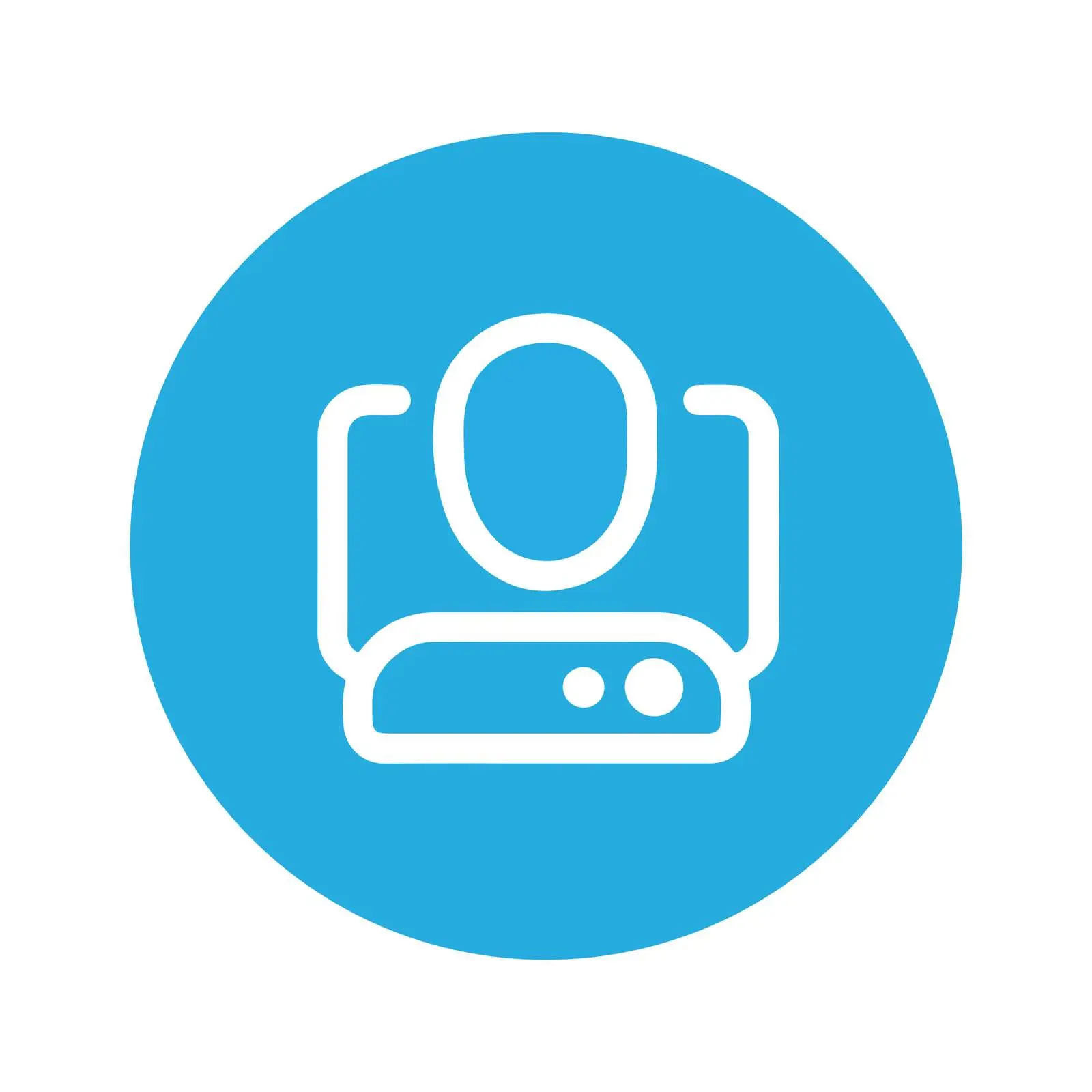 Minimal Video Call Icon — free download from Dotvec