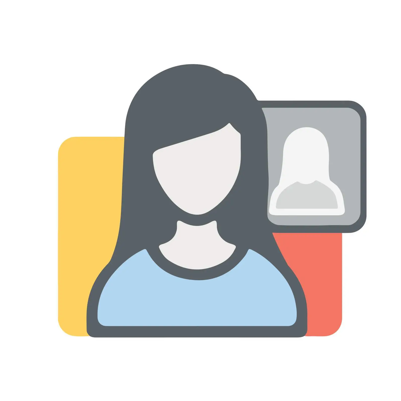 Video Call Flat Design Icon — free download from Dotvec