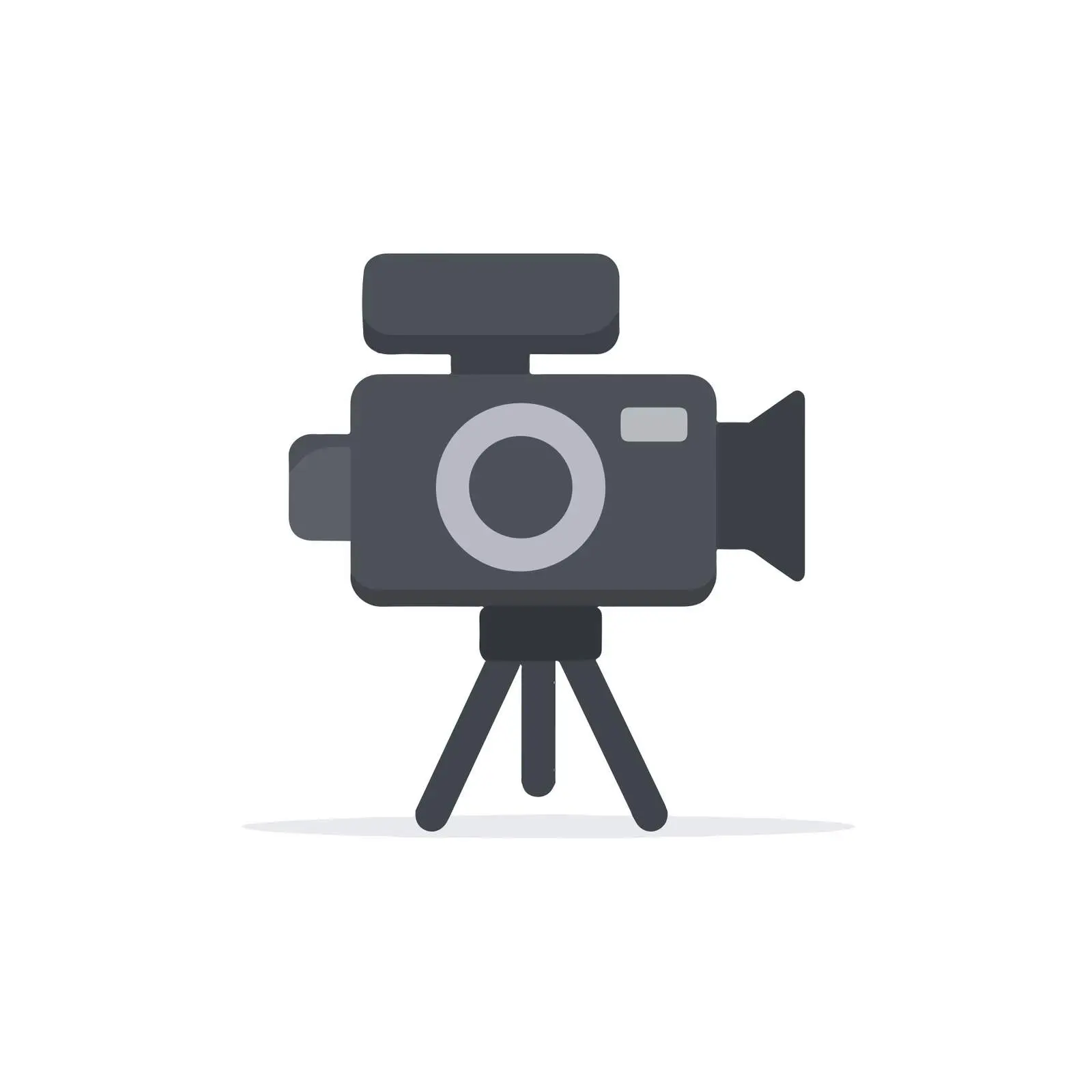 Video Camera Flat Icon — free download from Dotvec