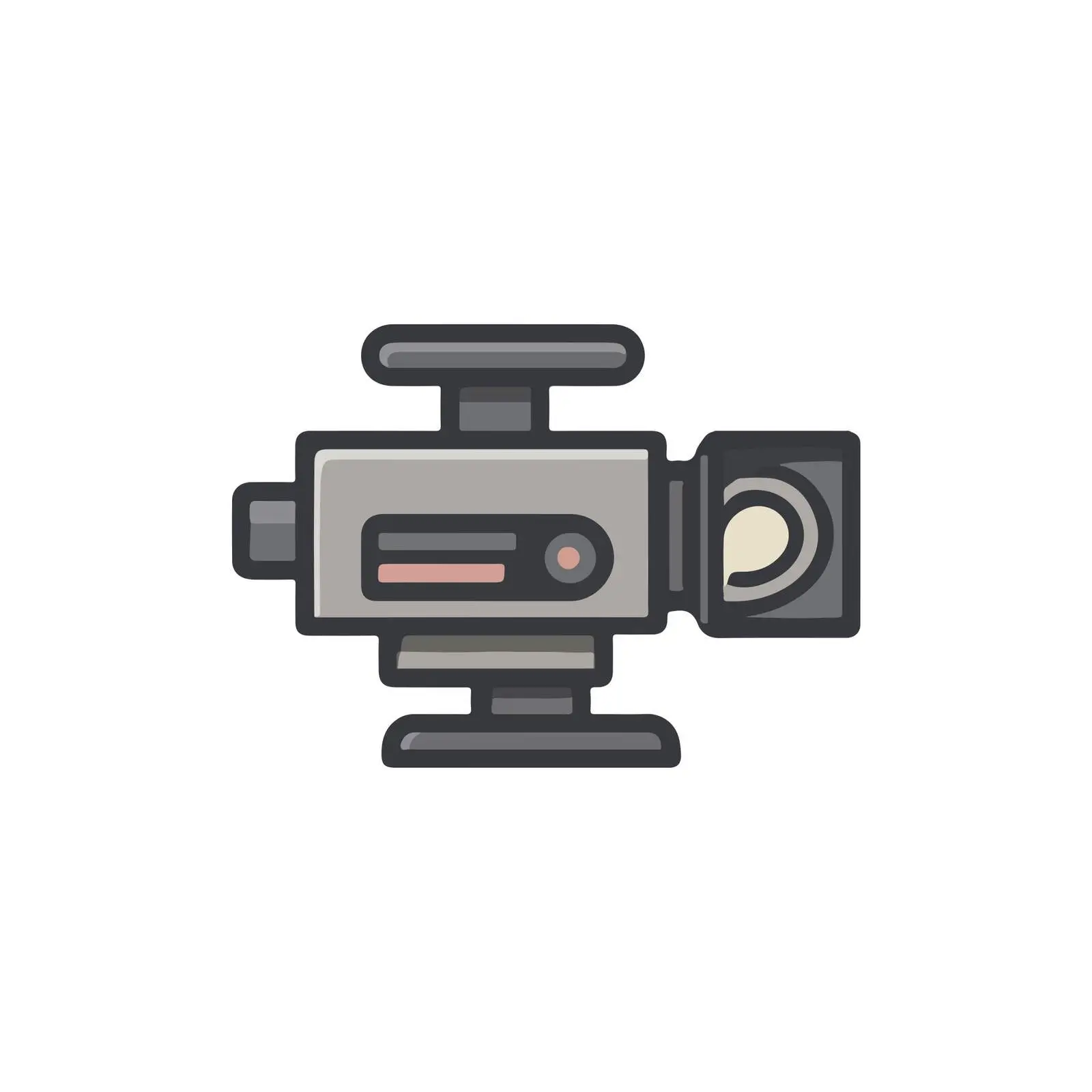 Video Camera Icon Design — free download from Dotvec