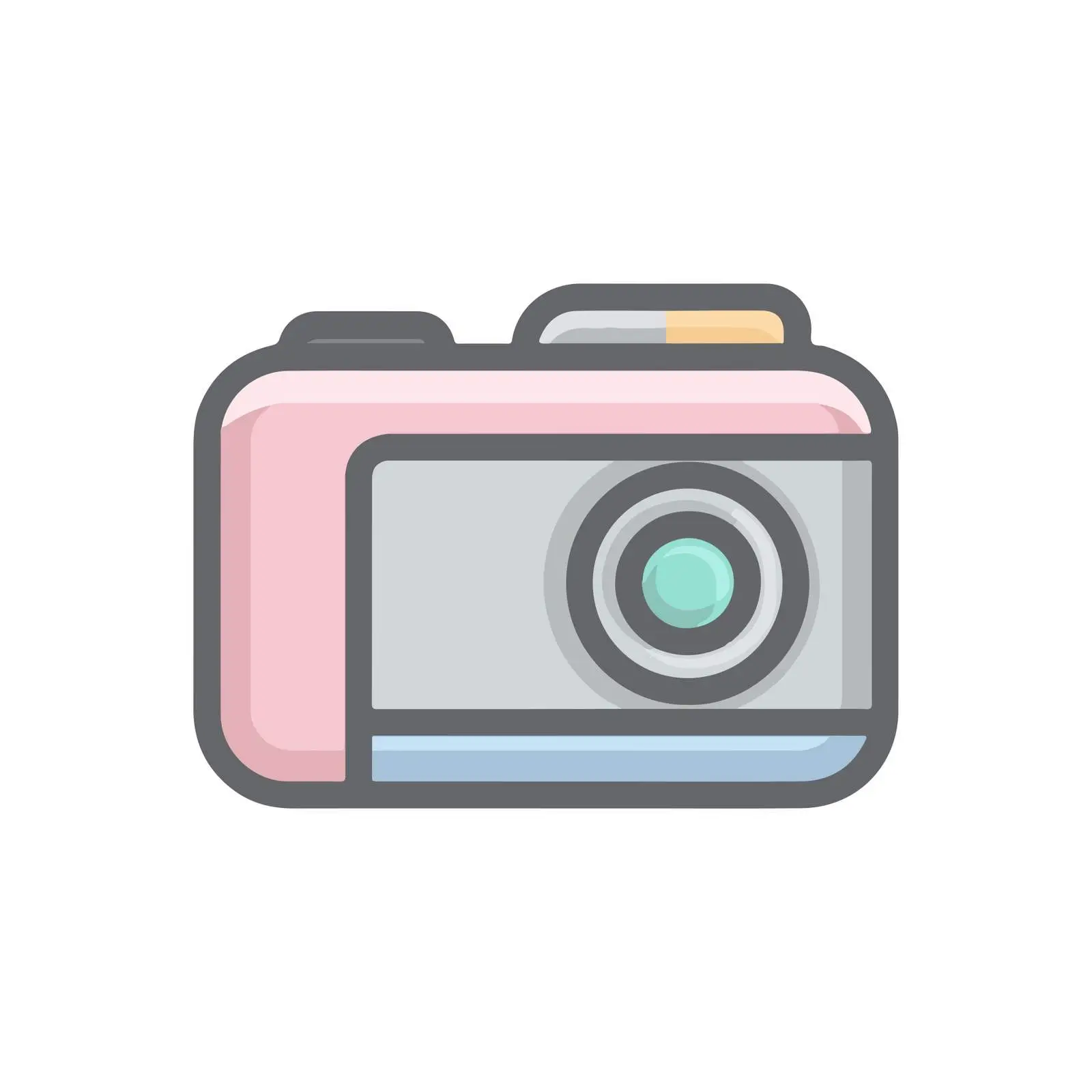 Video Camera Icon in Flat Design — free download from Dotvec