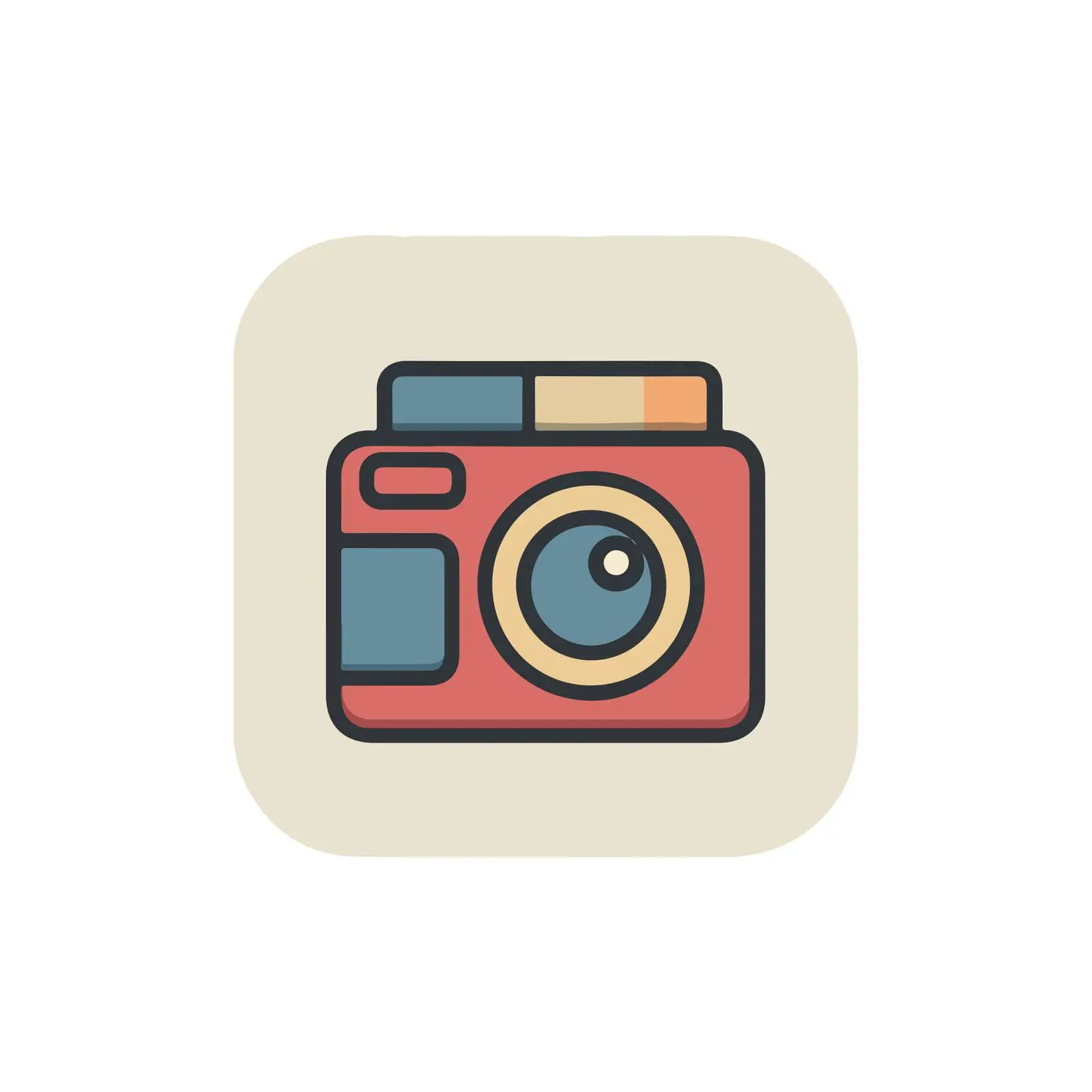 Video Camera Pictogram Icon: Muted Style — free download from Dotvec