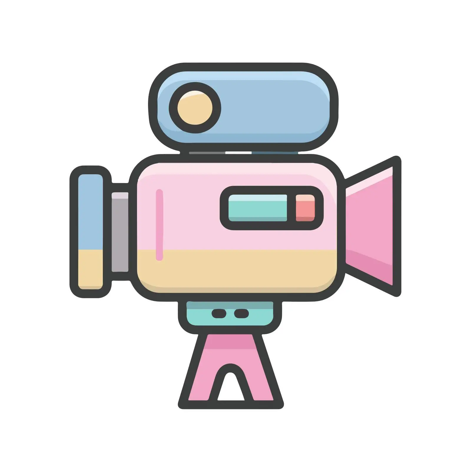 Video Camera Icon Design — free download from Dotvec