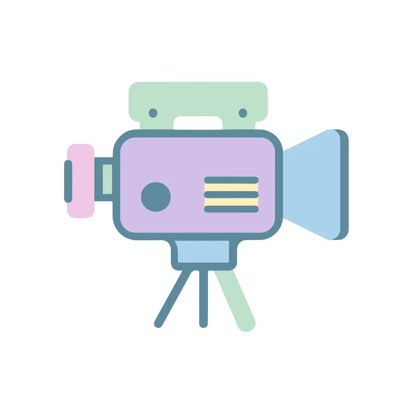 Video Camera Icon Design — free download from Dotvec