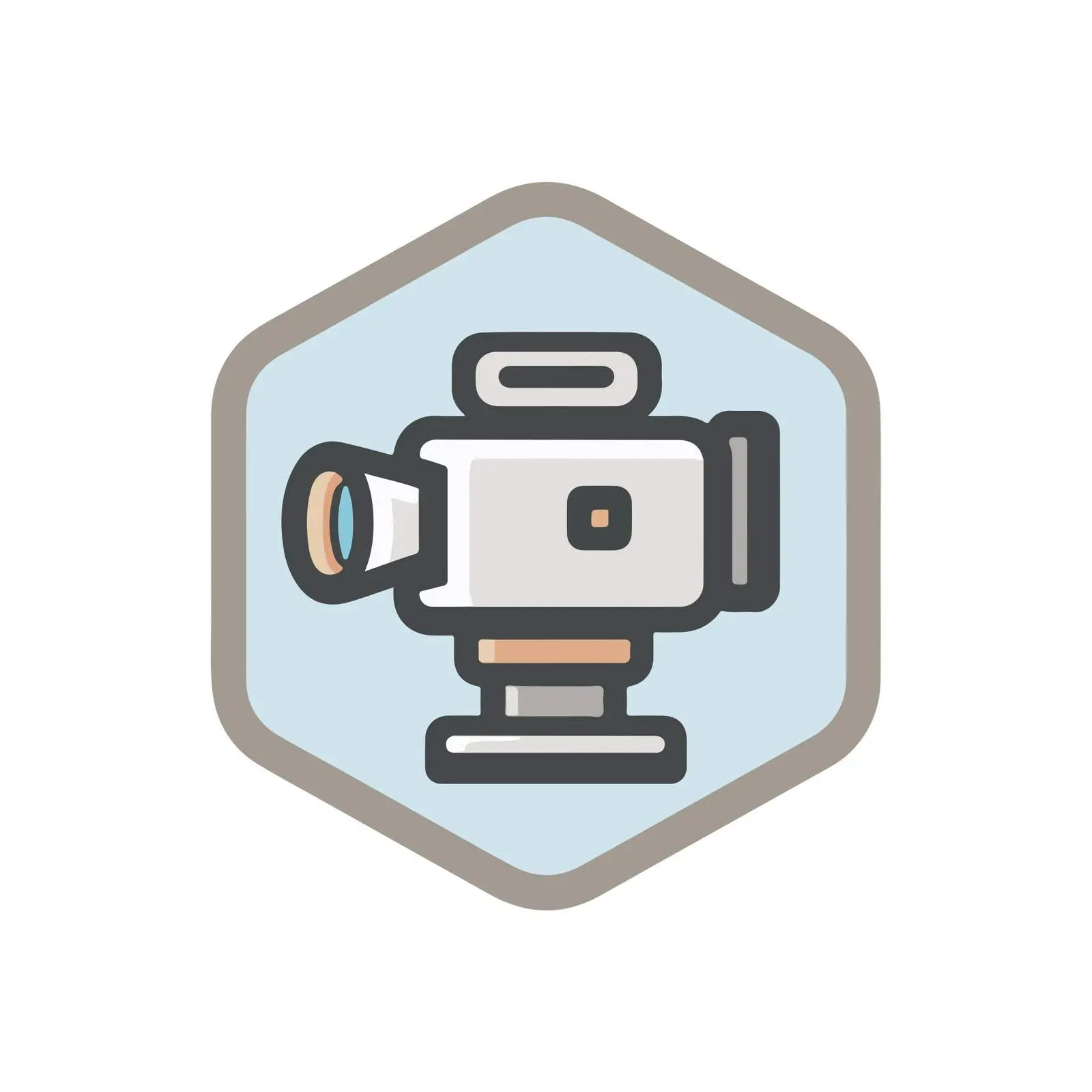 Video Camera Flat Icon — free download from Dotvec