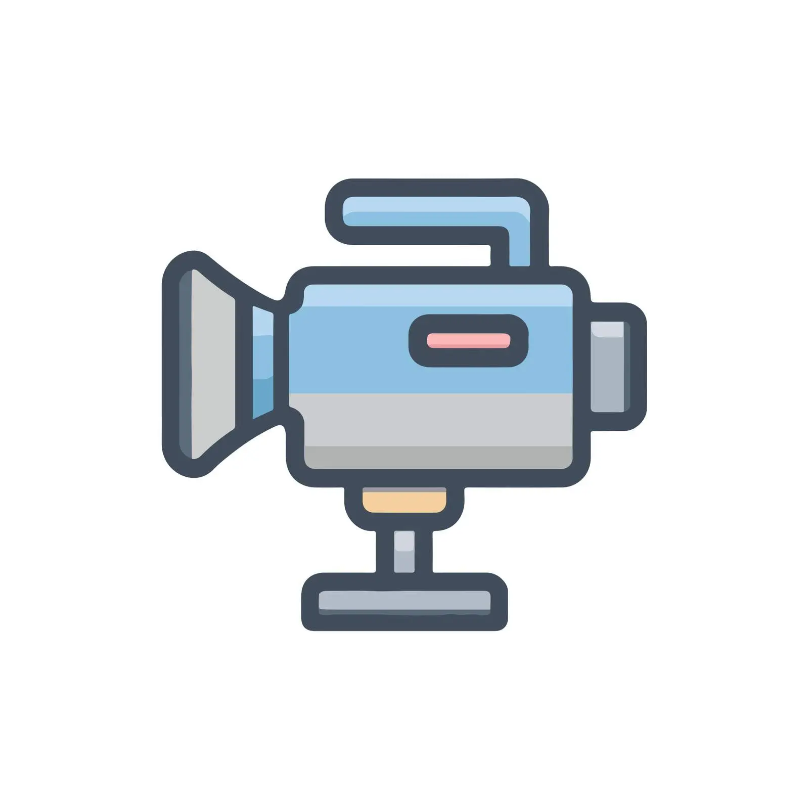 Video Camera Icon Design — free download from Dotvec