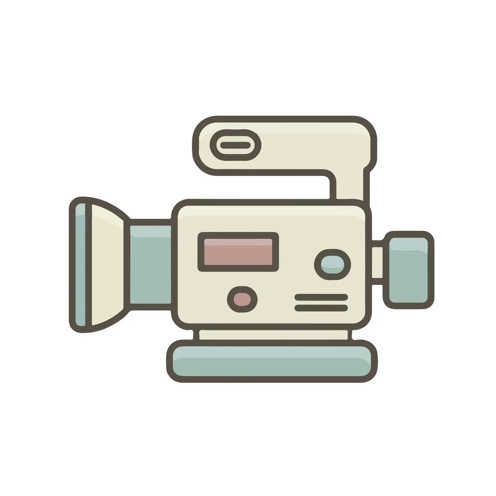 Modern Video Camera Icon — free download from Dotvec