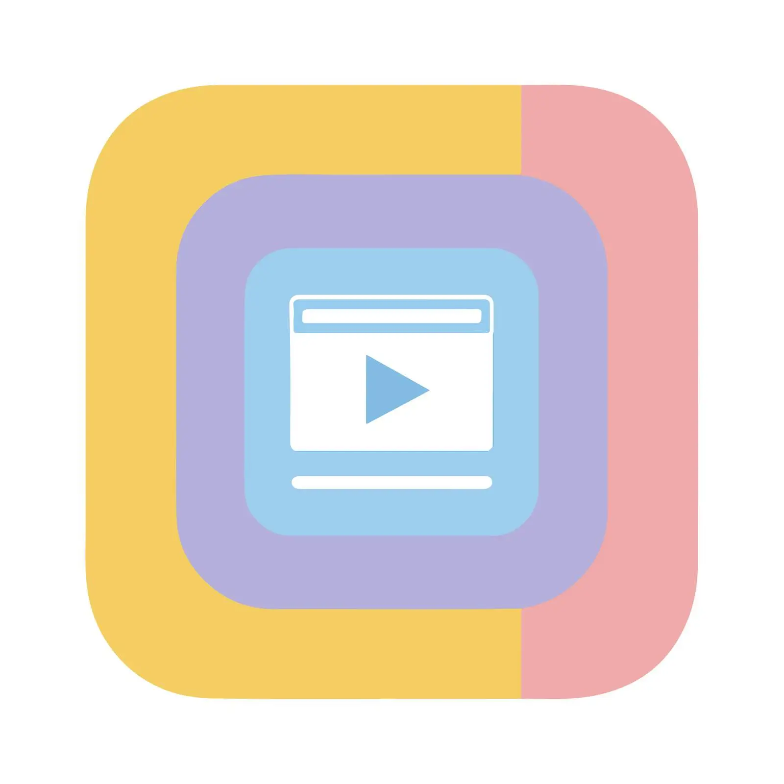Minimalist Video File Icon Design — free download from Dotvec