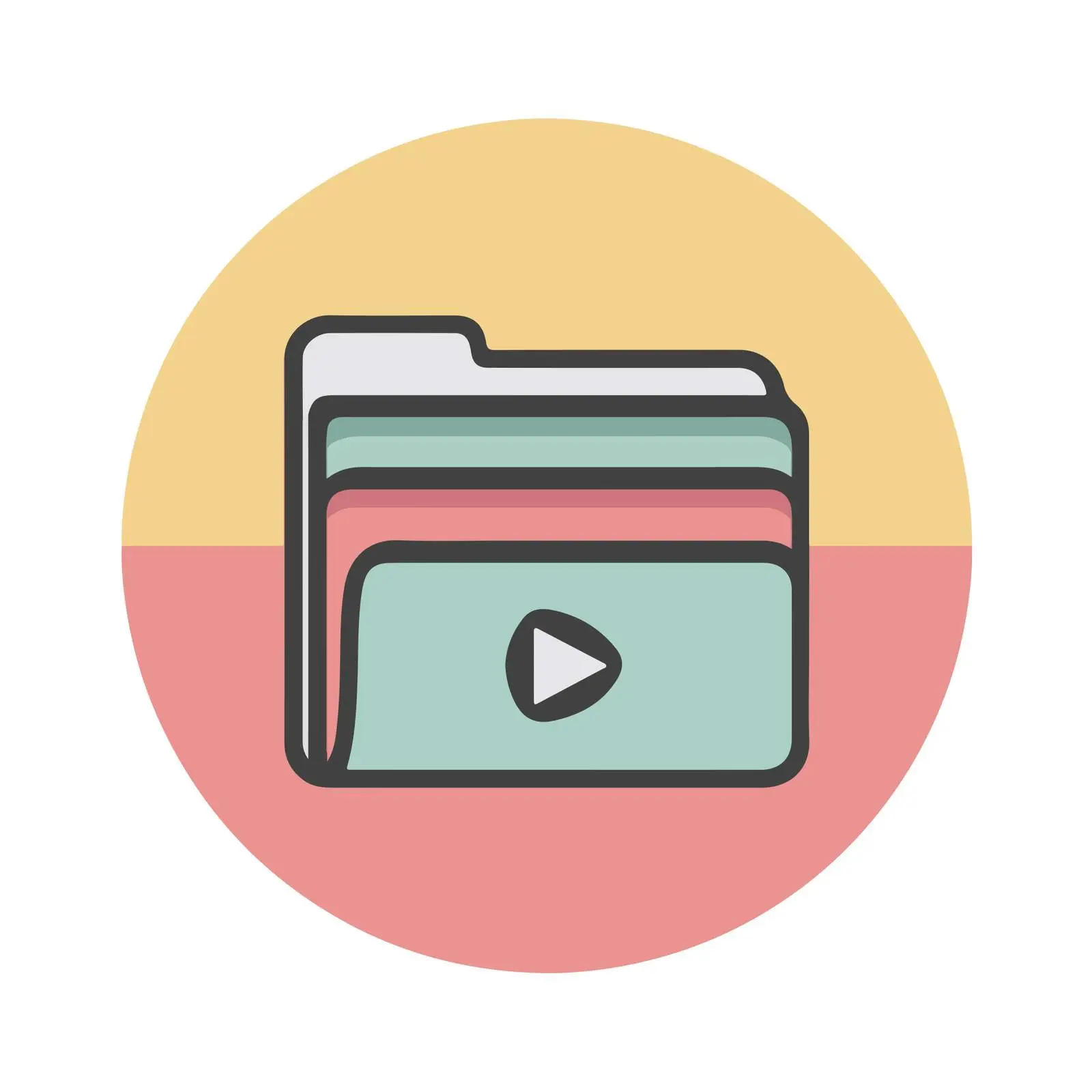 Muted Video File Icon — free download from Dotvec