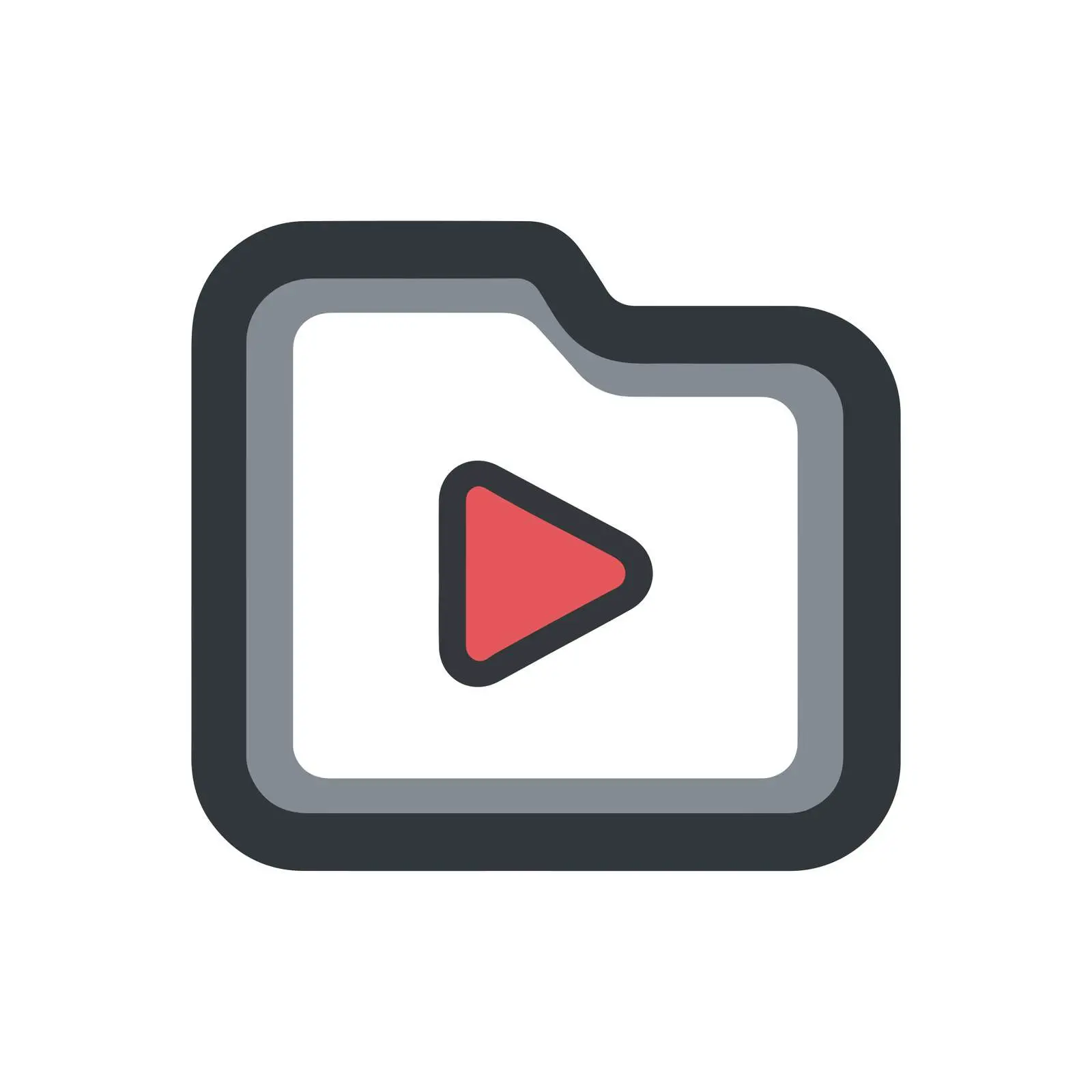 Minimal Video File Icon — free download from Dotvec