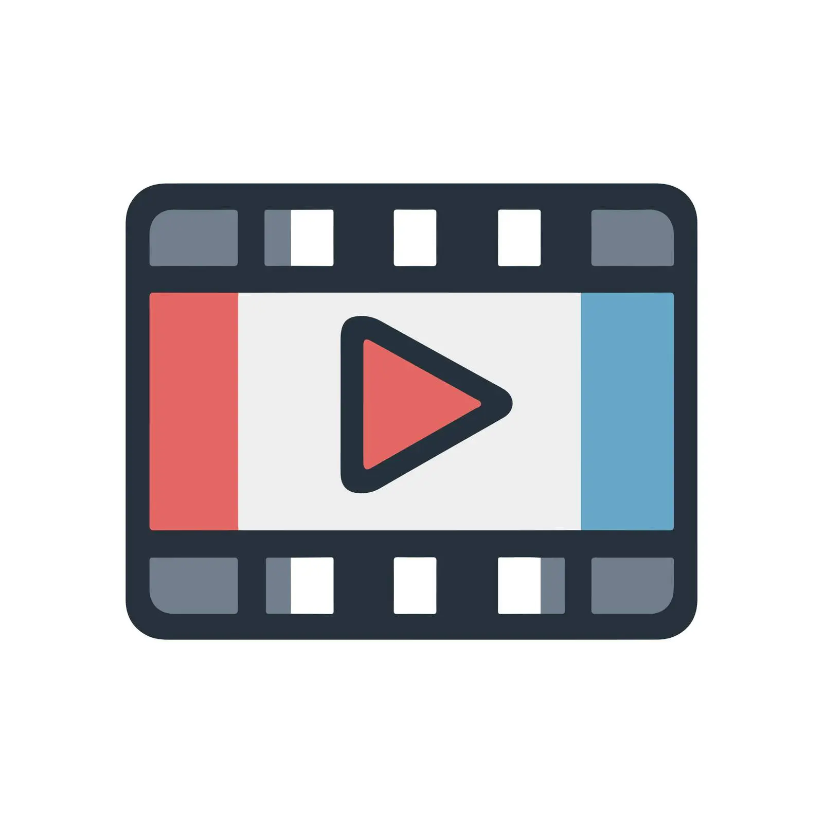 Minimal Video File Icon — free download from Dotvec
