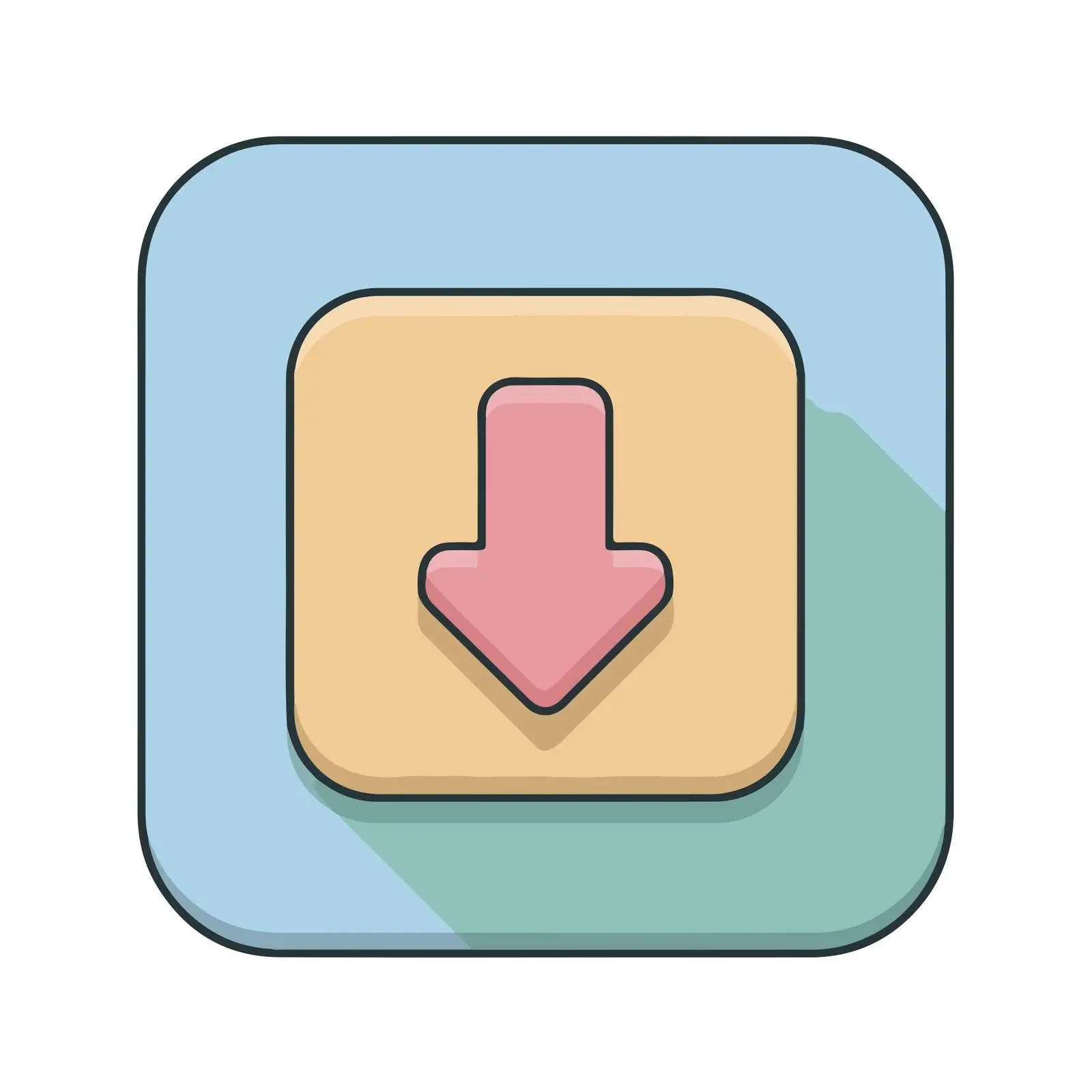 Volume Down Geometric Icon — free download from Dotvec