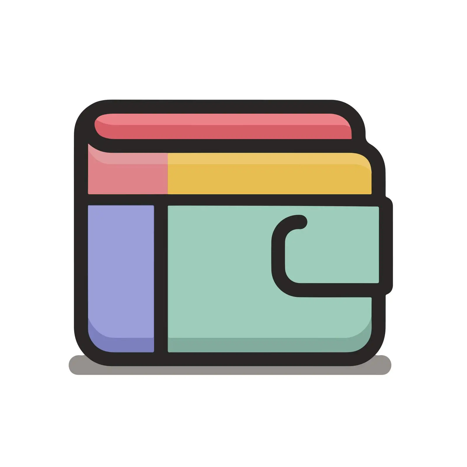 Minimalist Wallet Icon — free download from Dotvec