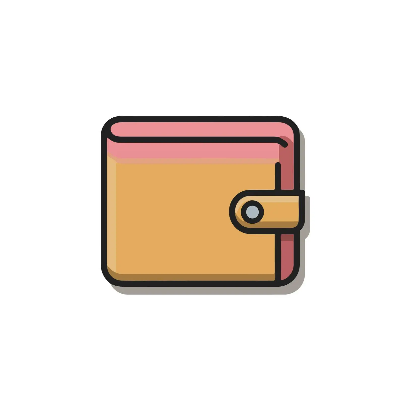 Minimalist Wallet Icon in Pastel Colors — free download from Dotvec