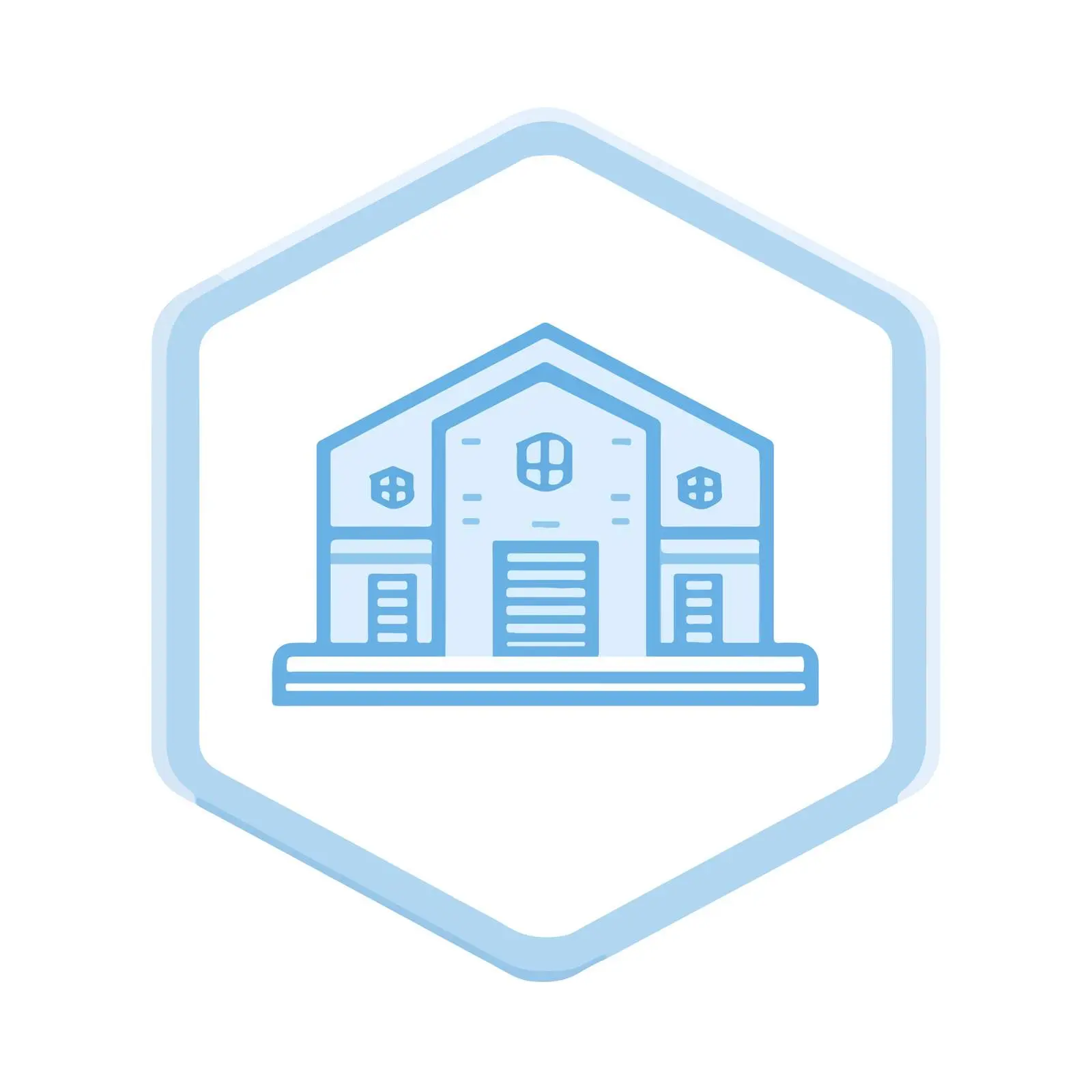 Minimalist Warehouse Icon — free download from Dotvec