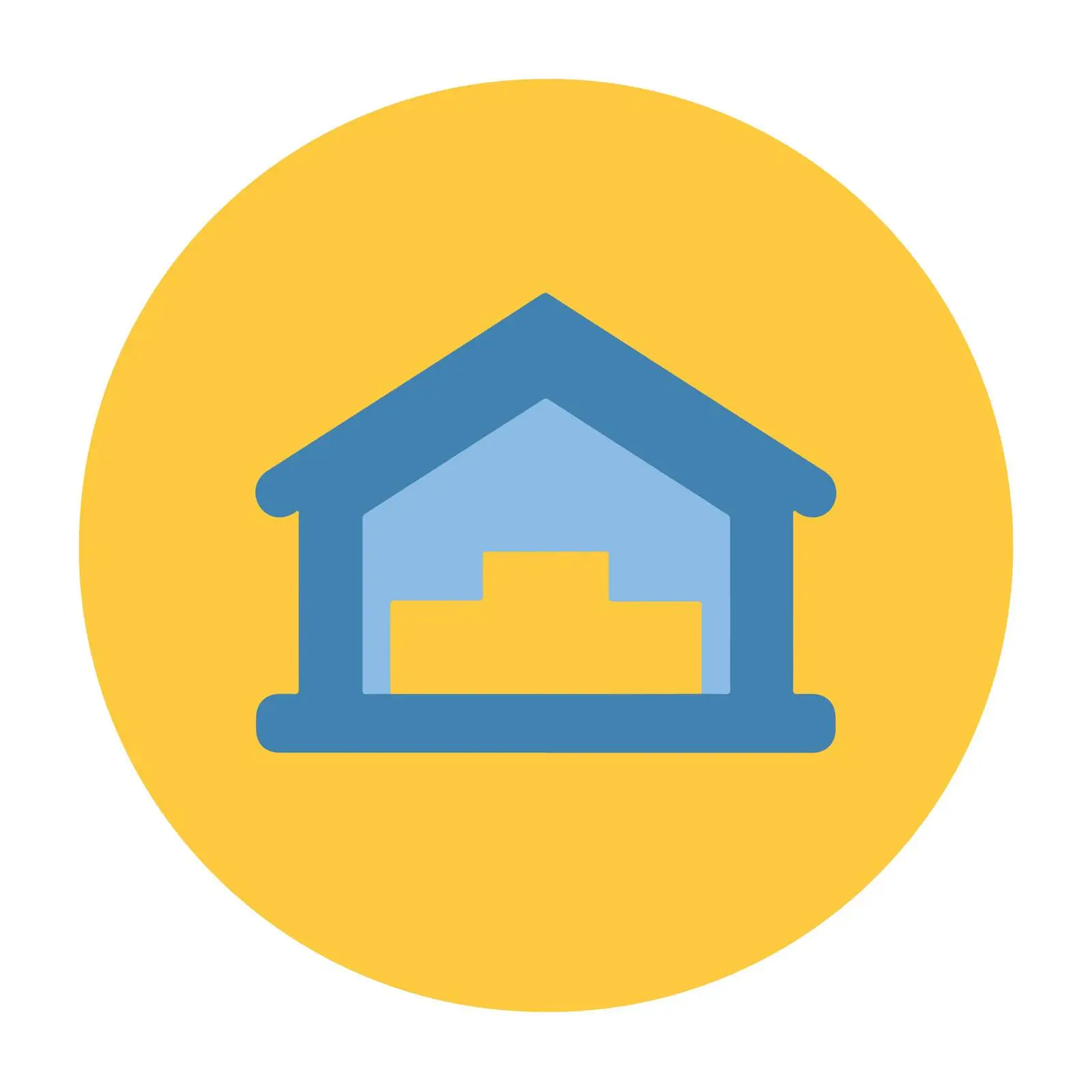 Warehouse Geometric Icon — free download from Dotvec