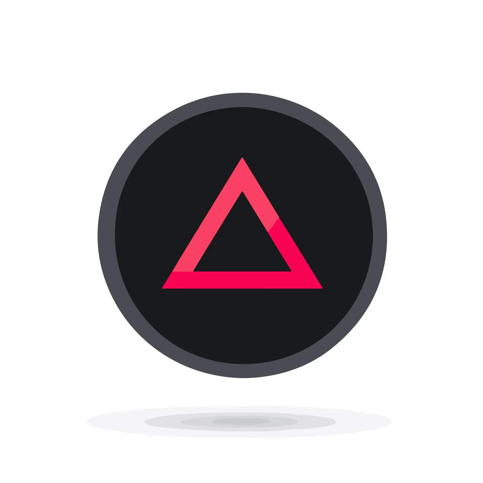 Minimalist Warning Triangle Icon — free download from Dotvec