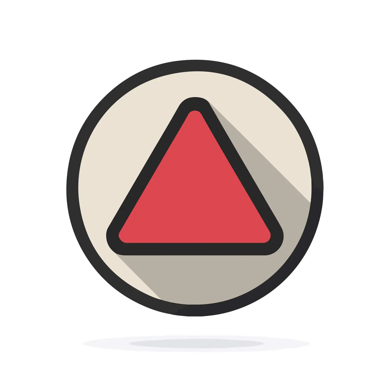 Warning Triangle Icon Design — free download from Dotvec