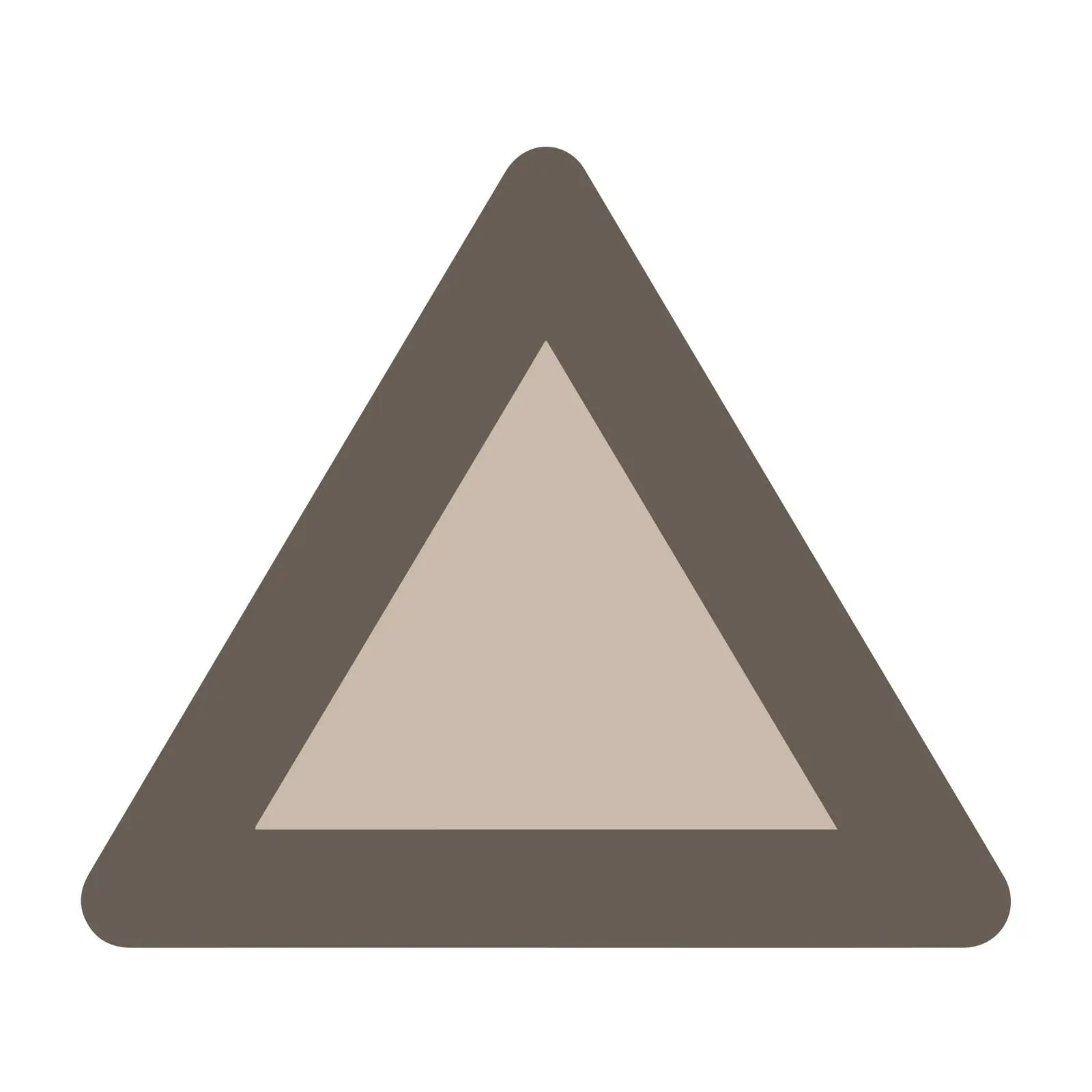 Caution Triangle Flat Icon — free download from Dotvec