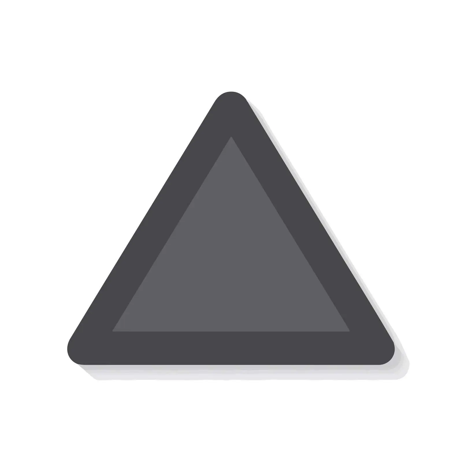 Warning Triangle Flat Icon — free download from Dotvec