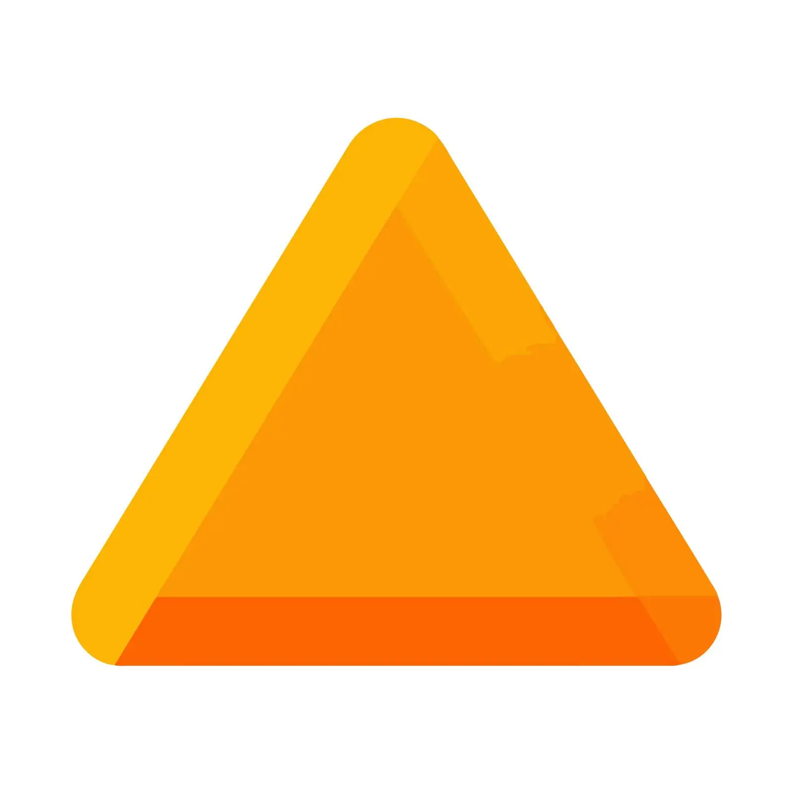 Warning Triangle Flat Icon — free download from Dotvec