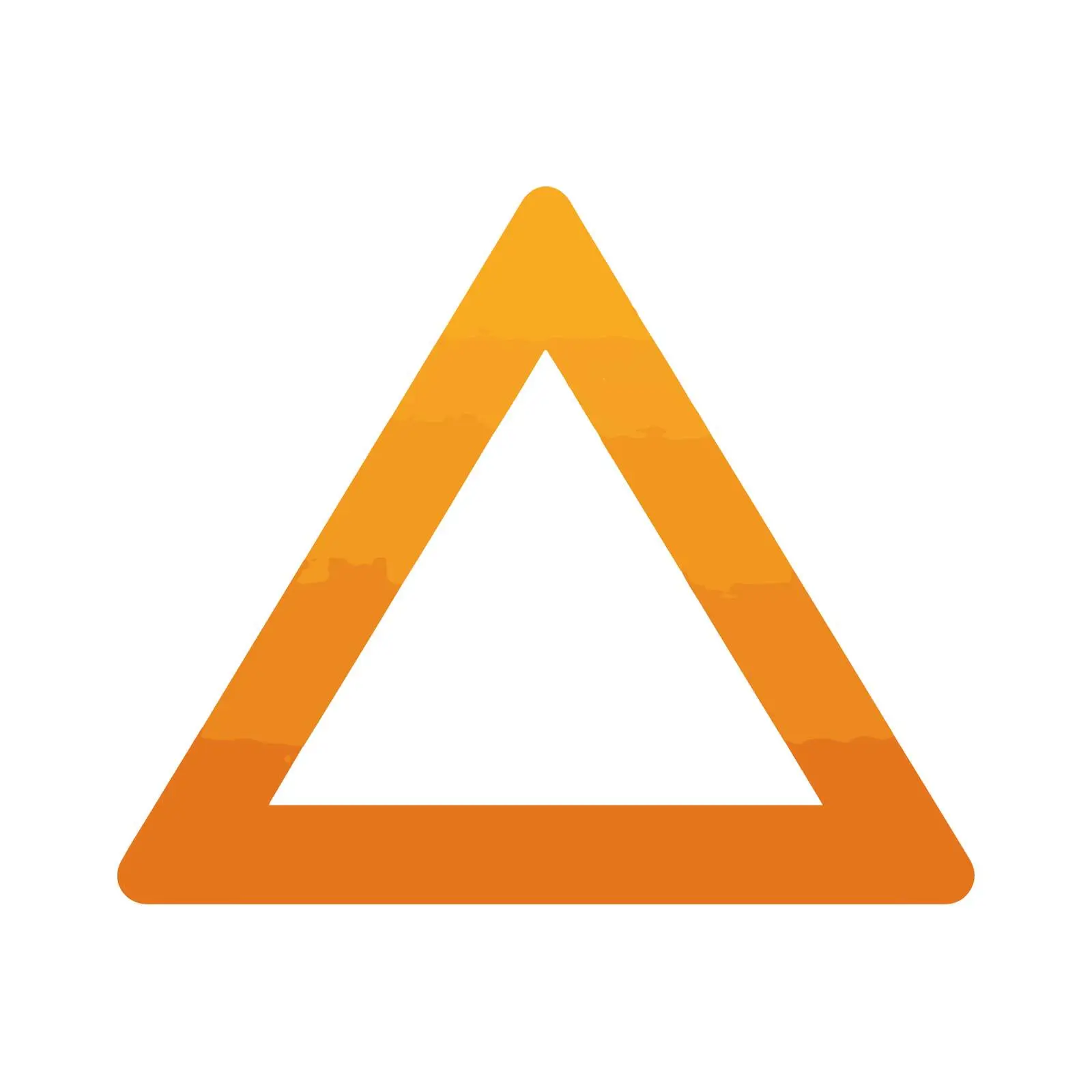 Warning Triangle Flat Icon — free download from Dotvec