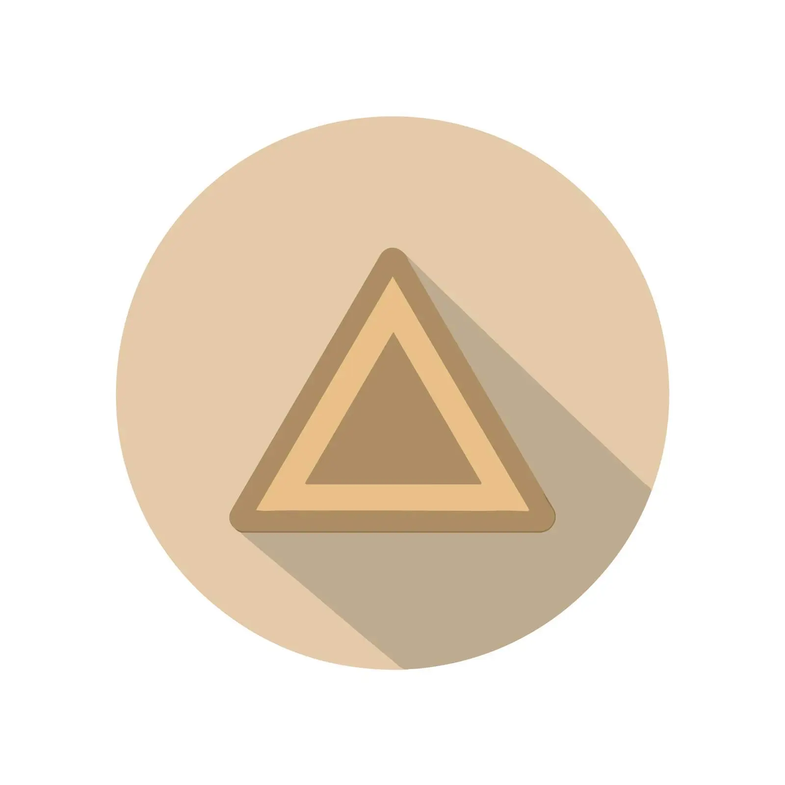 Warning Triangle Flat Design Icon — free download from Dotvec