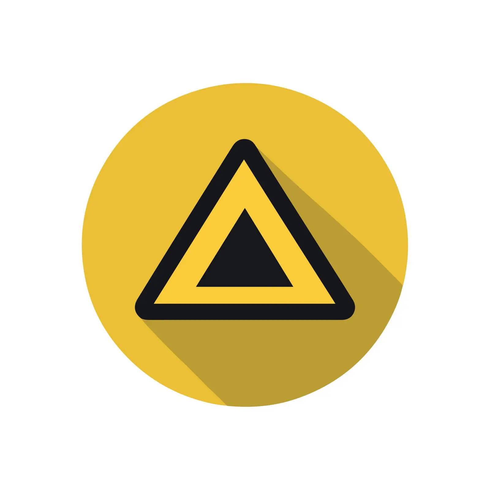 Warning Triangle Duotone Icon Design — free download from Dotvec