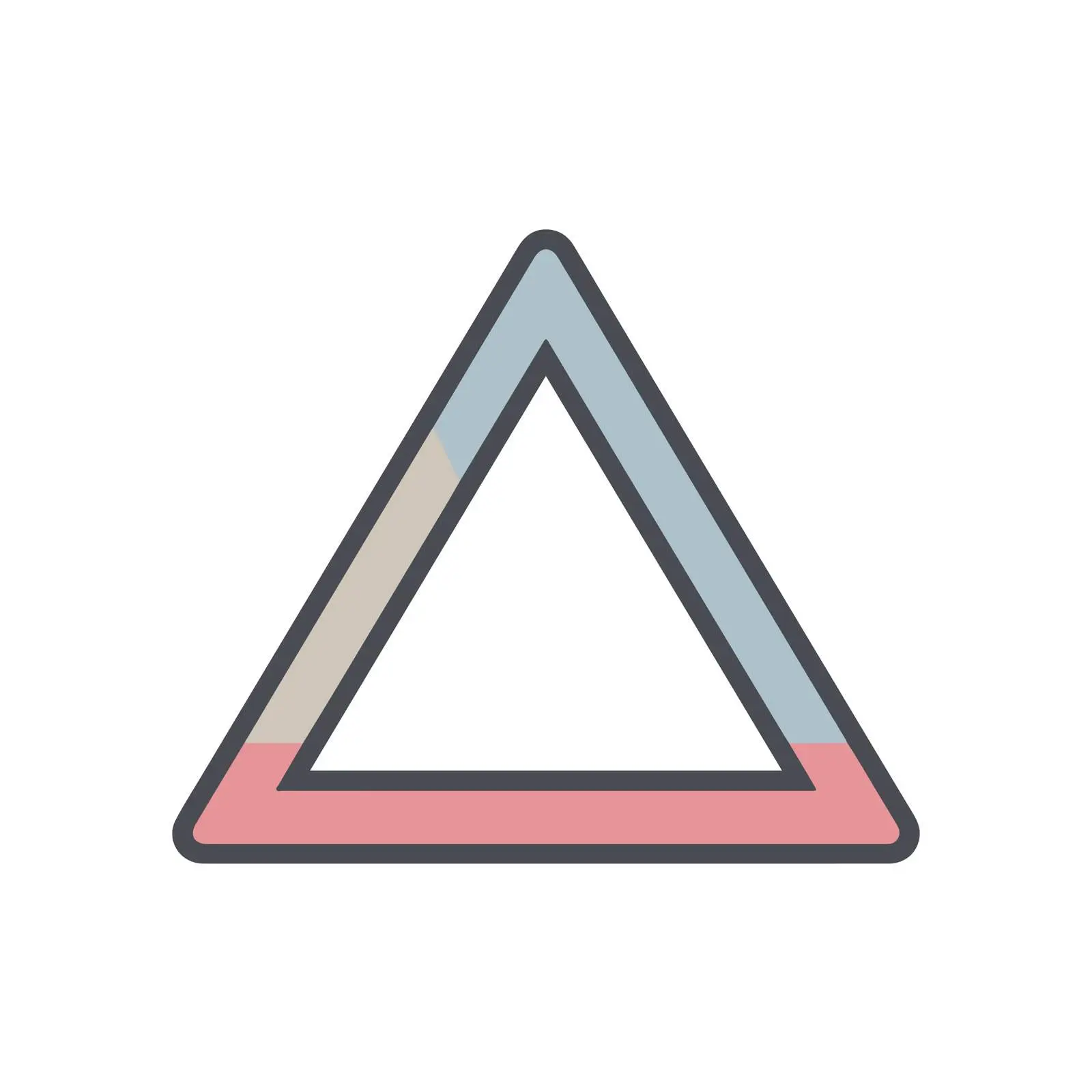 Minimal Warning Triangle Icon — free download from Dotvec