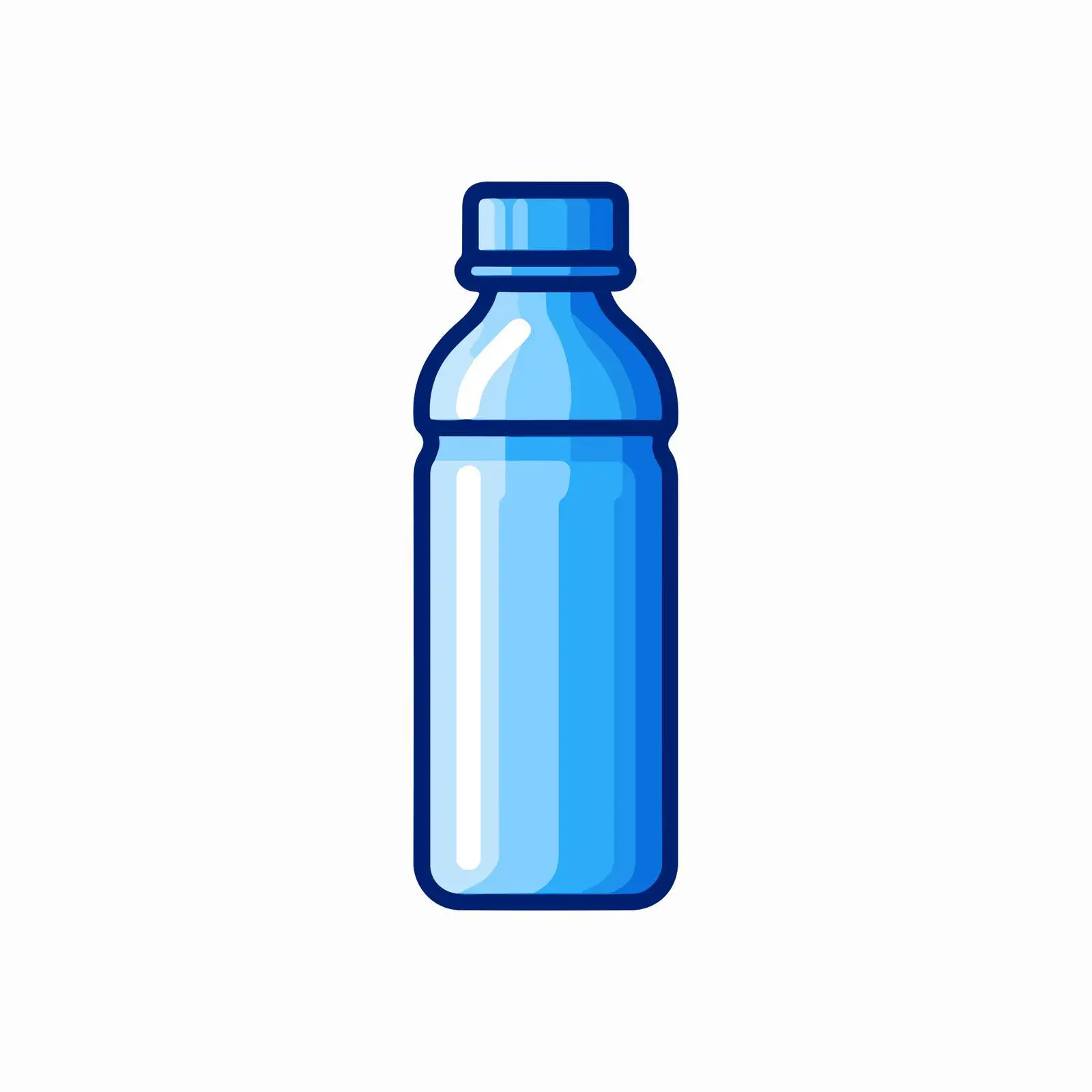 Water Bottle Icon in Flat Design — free download from Dotvec