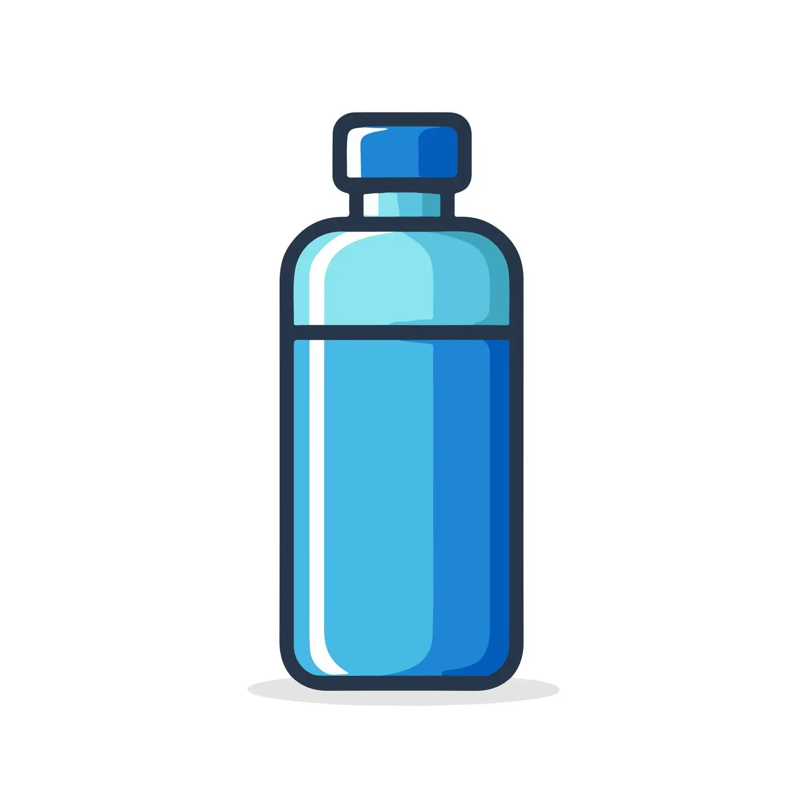 Minimalist Water Bottle Icon — free download from Dotvec