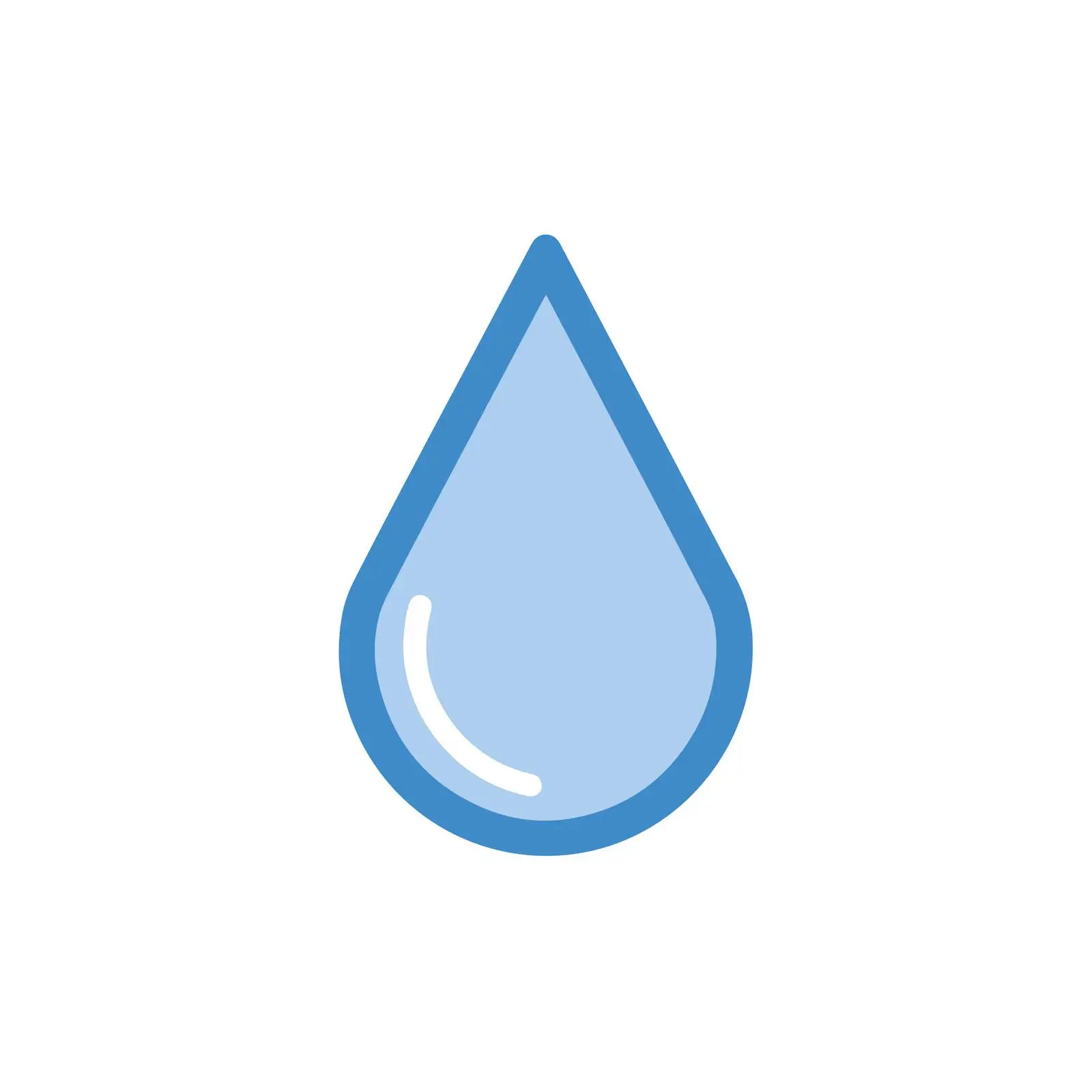 Minimal Water Drop Icon Design — free download from Dotvec