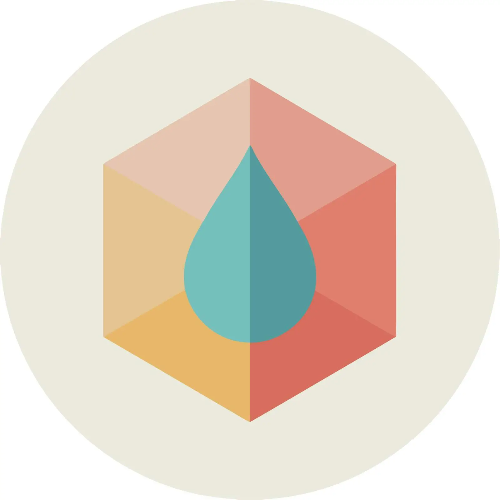 Clean Water Drop Icon — free download from Dotvec