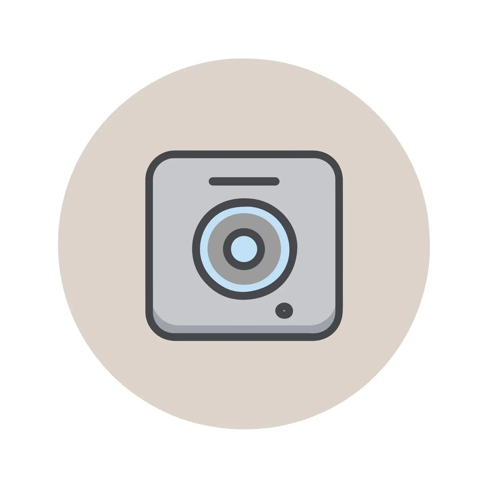 Webcam Monoline Design Icon — free download from Dotvec