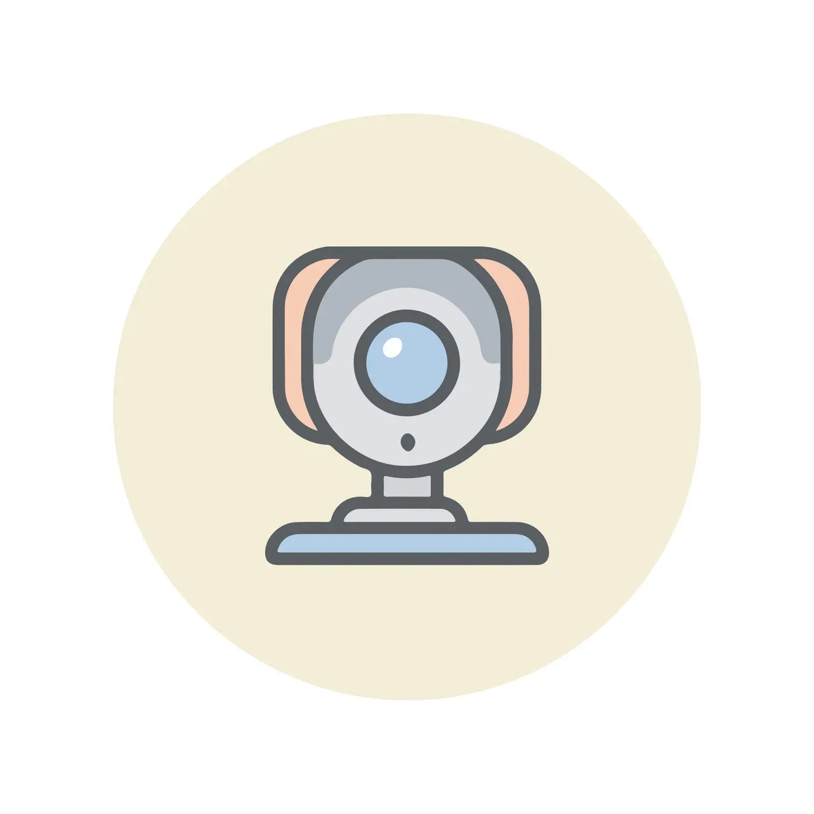 Webcam Monoline Icon — free download from Dotvec