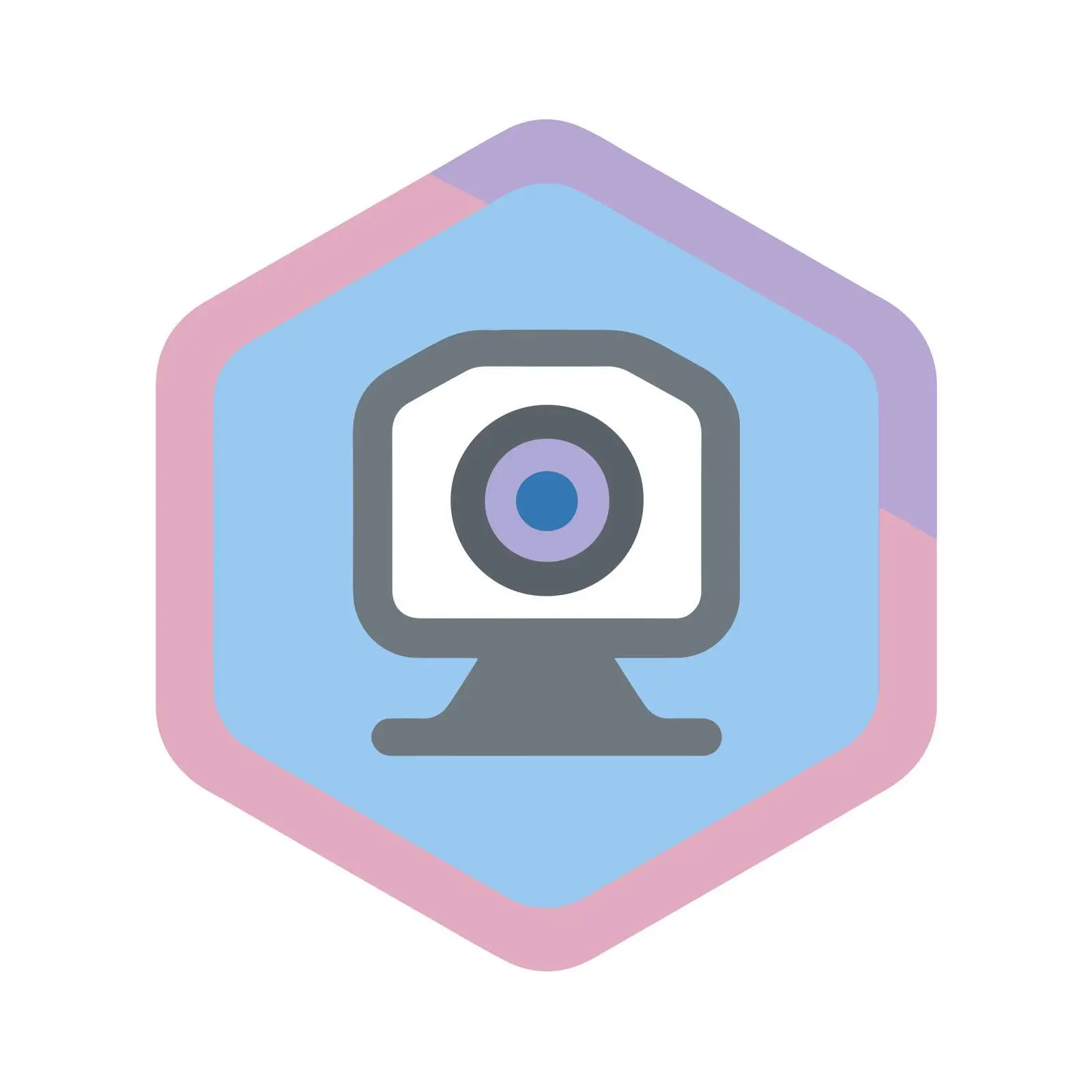 Webcam Geometric Icon — free download from Dotvec