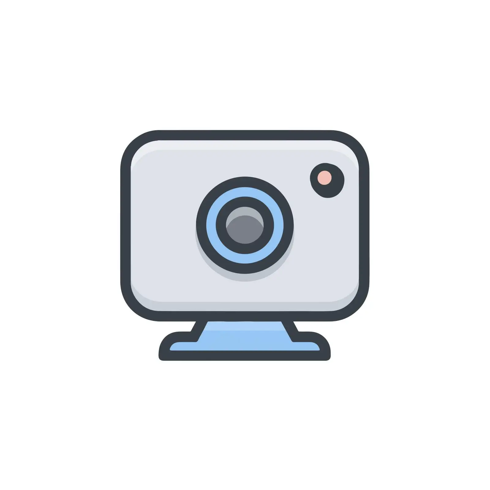 Webcam Geometric Icon Design — free download from Dotvec