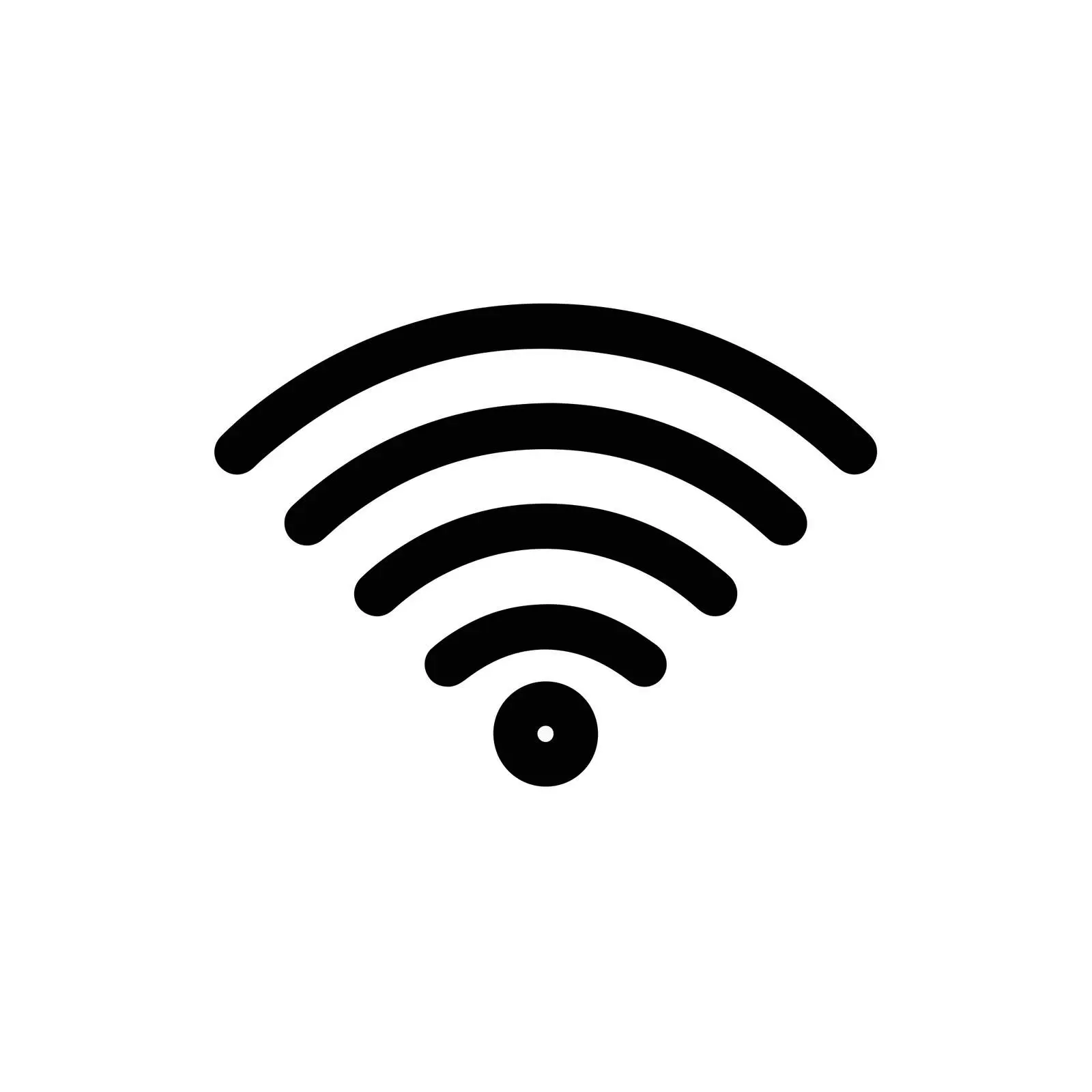 WiFi Monoline Icon Design — free download from Dotvec