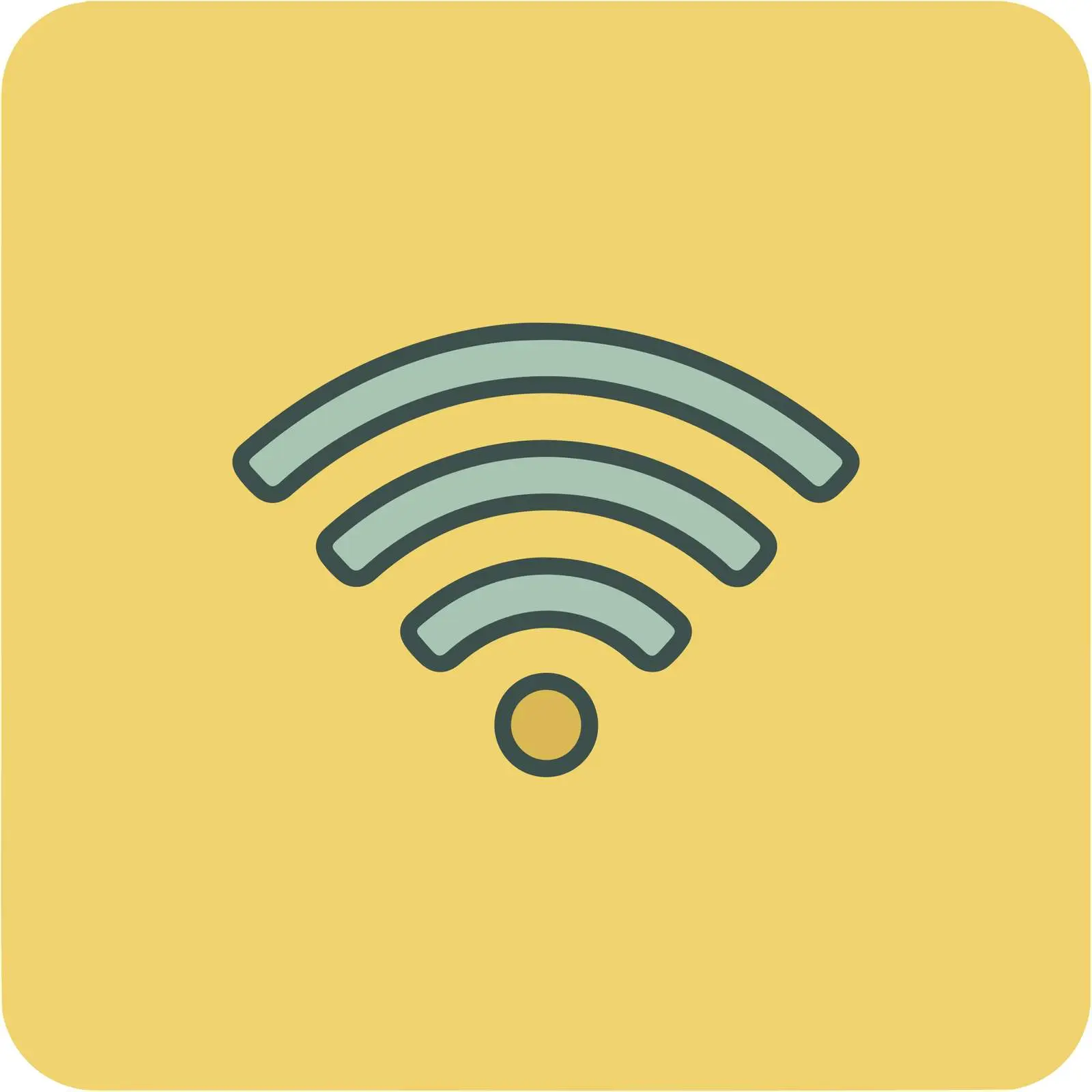 WiFi Icon for High-Contrast Design — free download from Dotvec