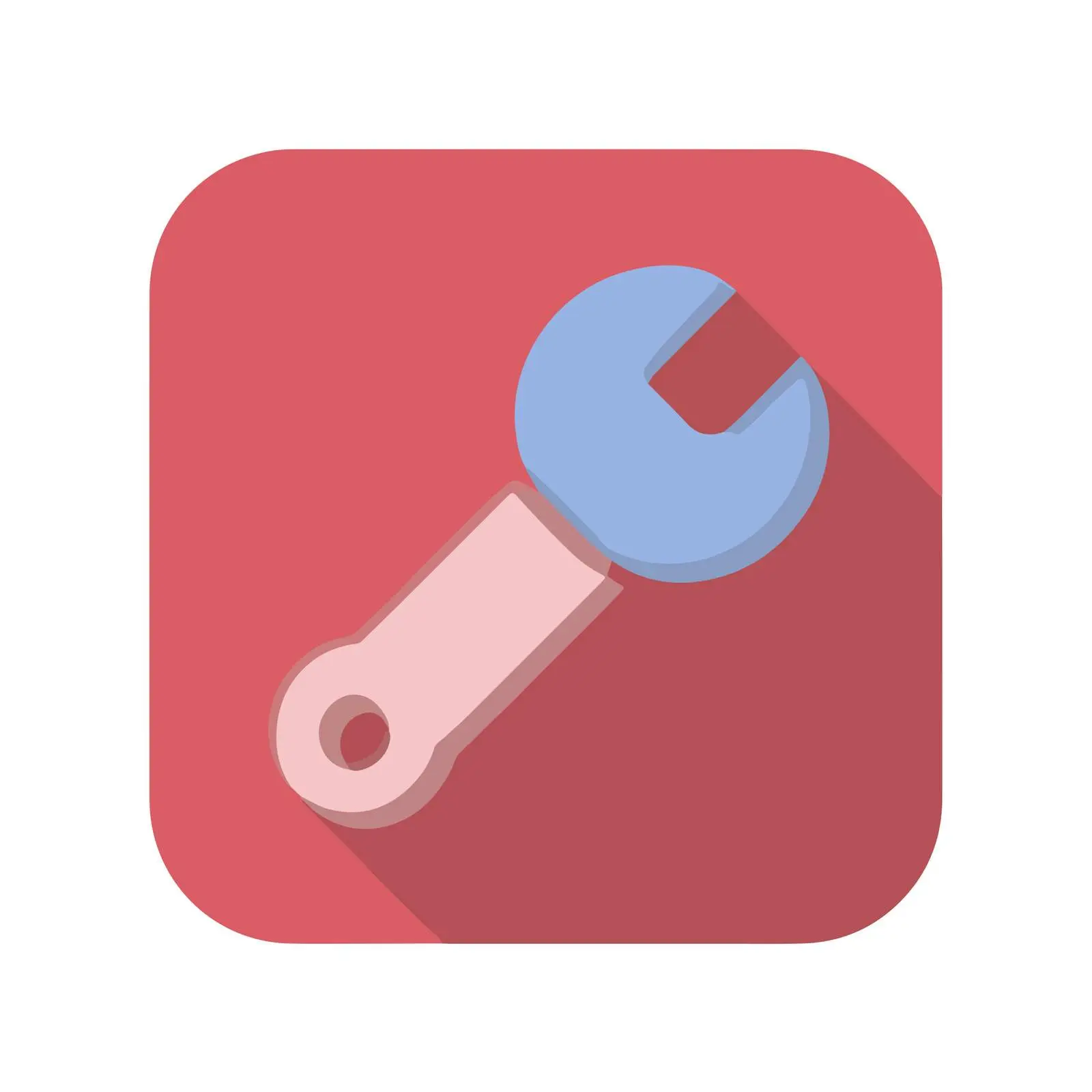 Wrench Flat Icon Design — free download from Dotvec