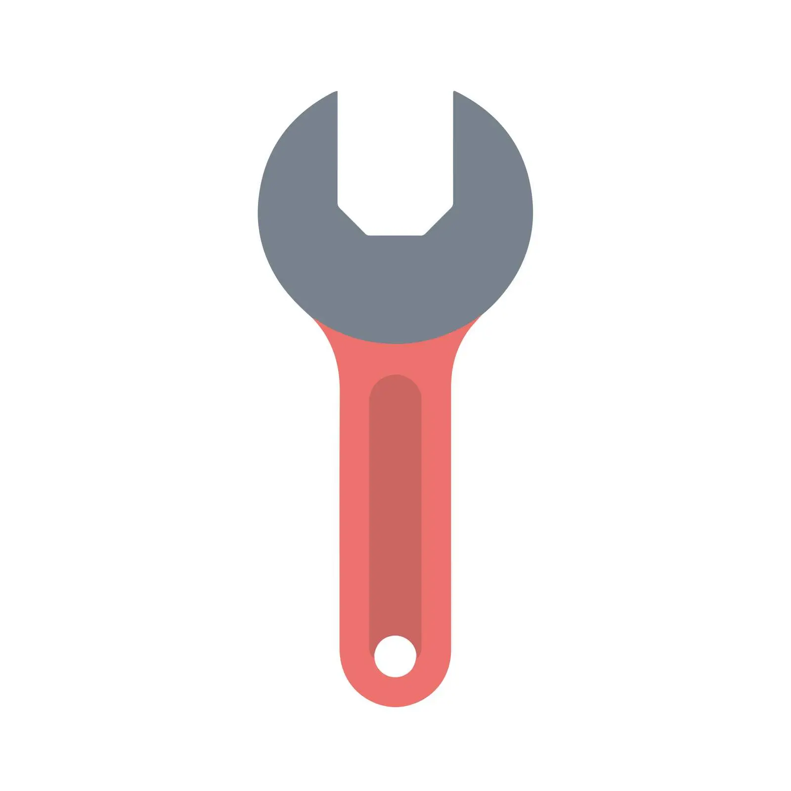 Flat Wrench Icon Design — free download from Dotvec