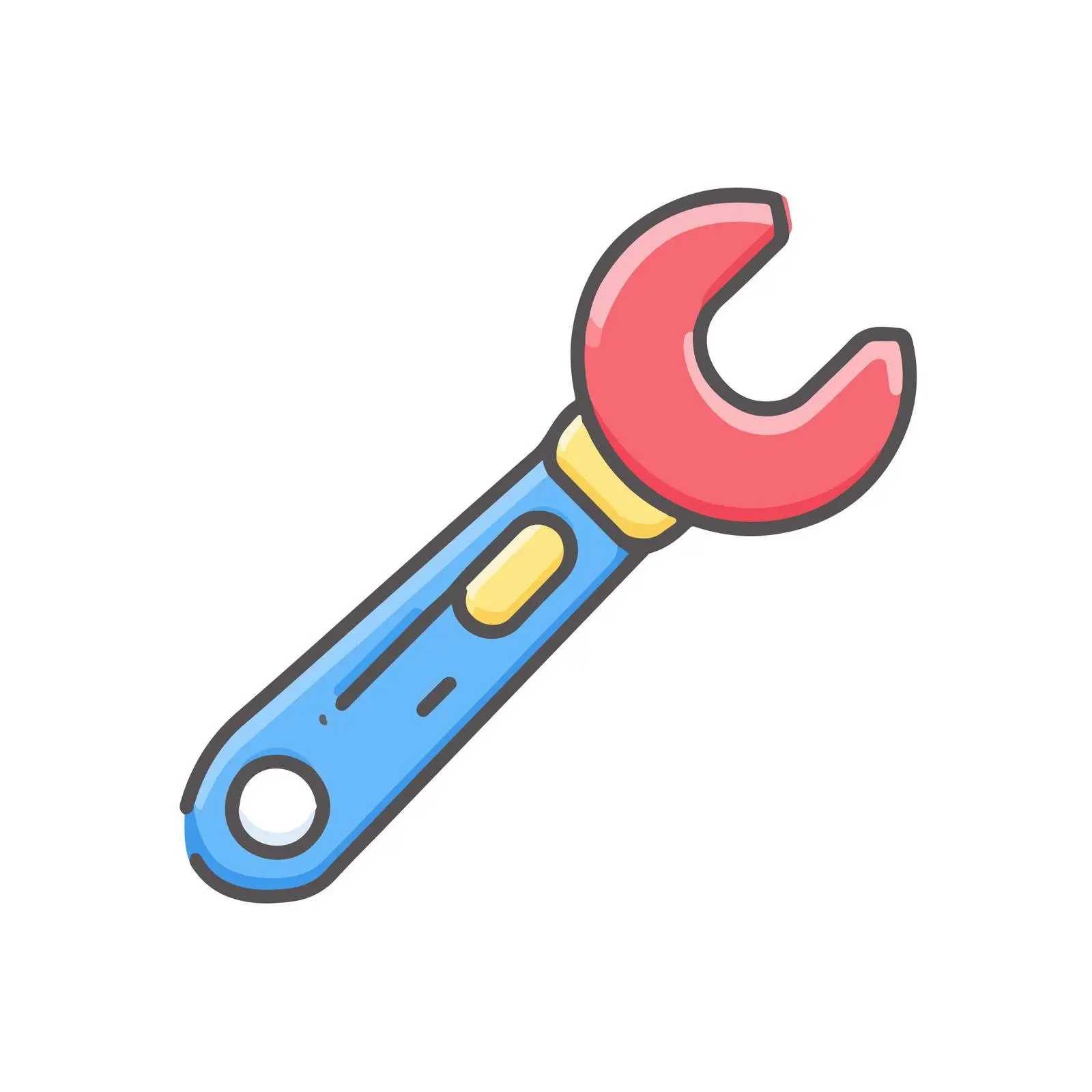 Flat Wrench Icon — free download from Dotvec