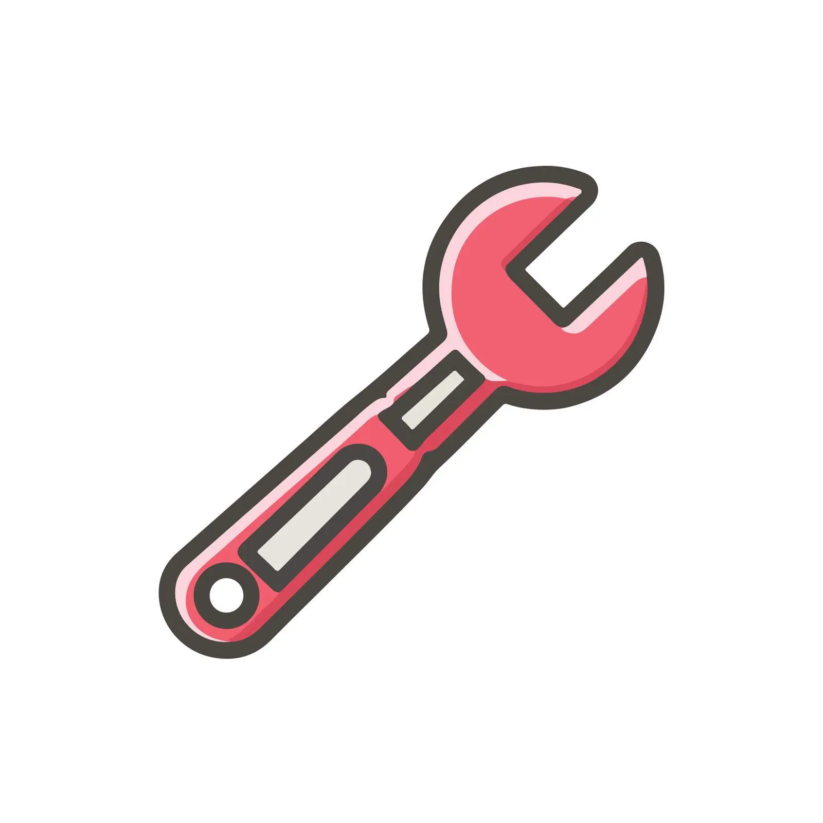 Wrench Icon for Technical Tools — free download from Dotvec