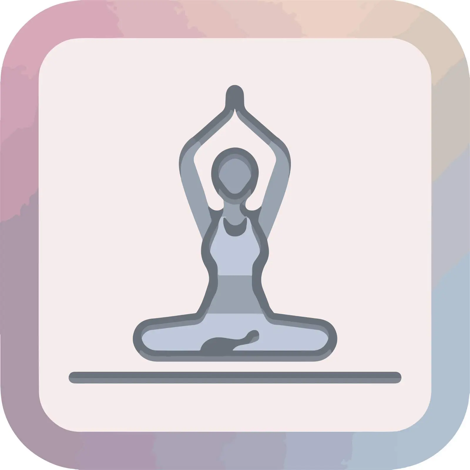 Yoga Pose Icon — free download from Dotvec
