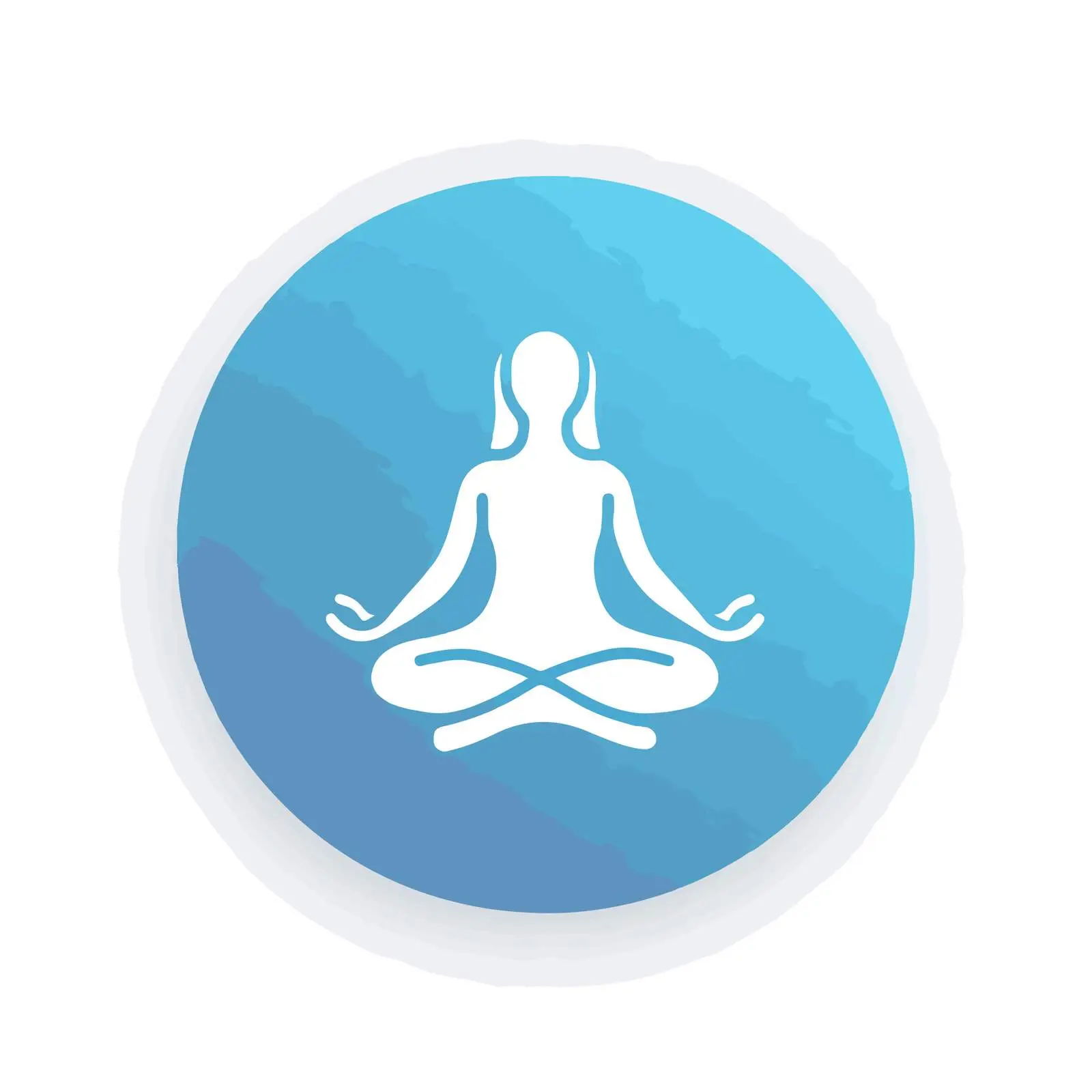 Yoga Pose Icon — free download from Dotvec