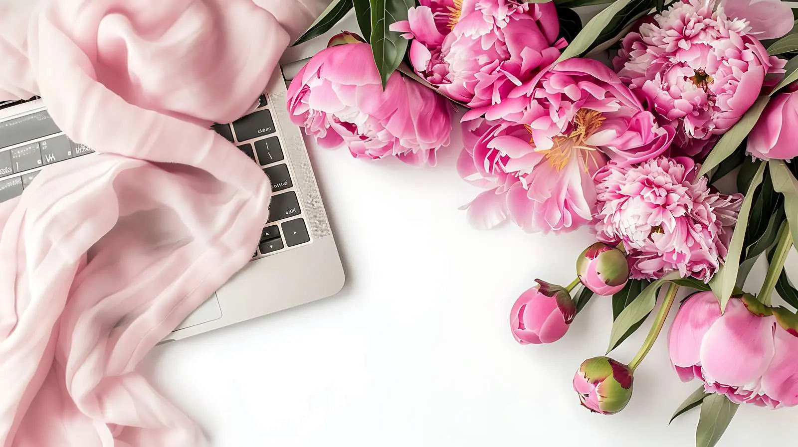 Home Office Desk Workspace with Laptop – free free image from Dotvec