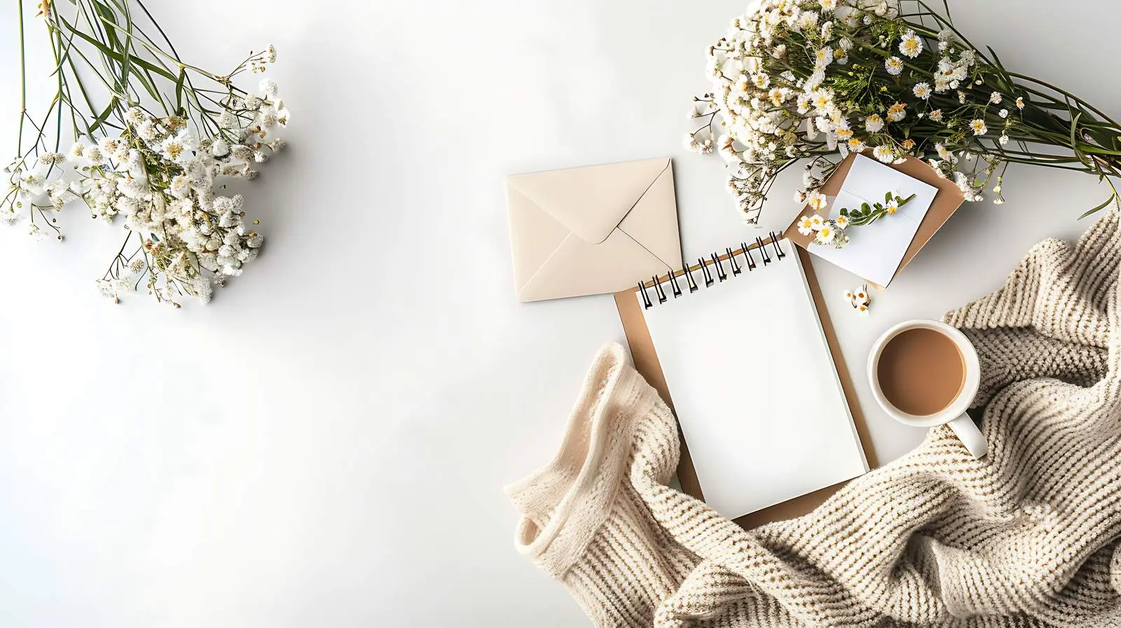 Home Office Desk Flat Lay Workspace Image – free home work image from Dotvec