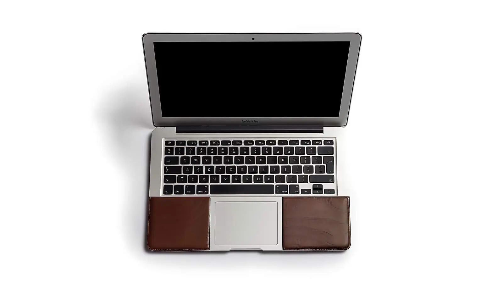 Top View Flat Lay of Laptop on White Background – free user image from Dotvec