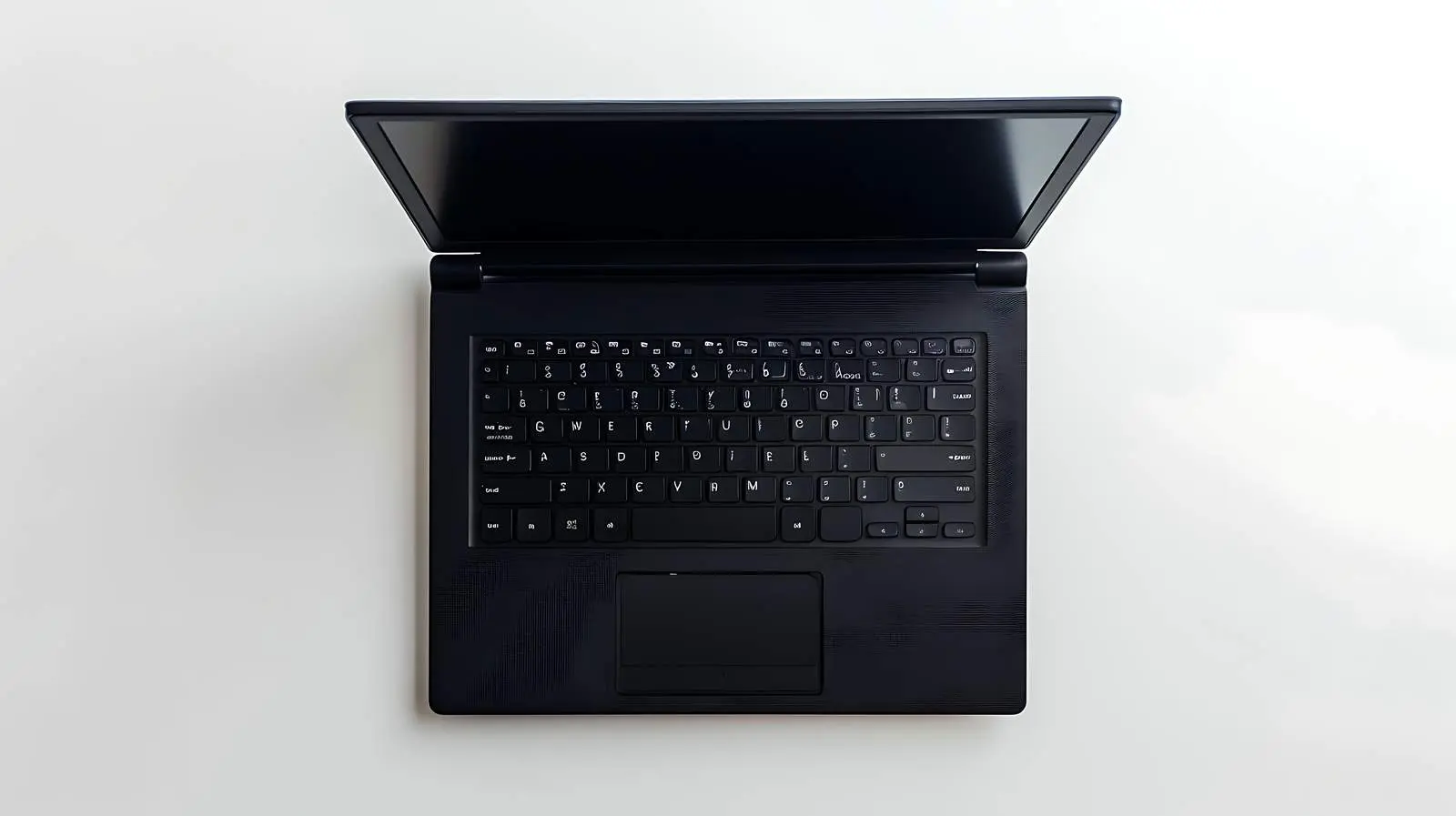 Flat Lay Laptop Computer on White Background – free free image from Dotvec