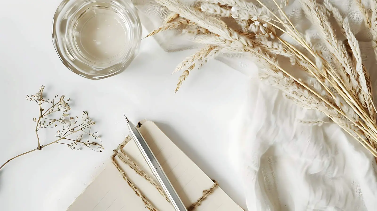 Elegant Home Office Flat Lay Workspace — free download from Dotvec